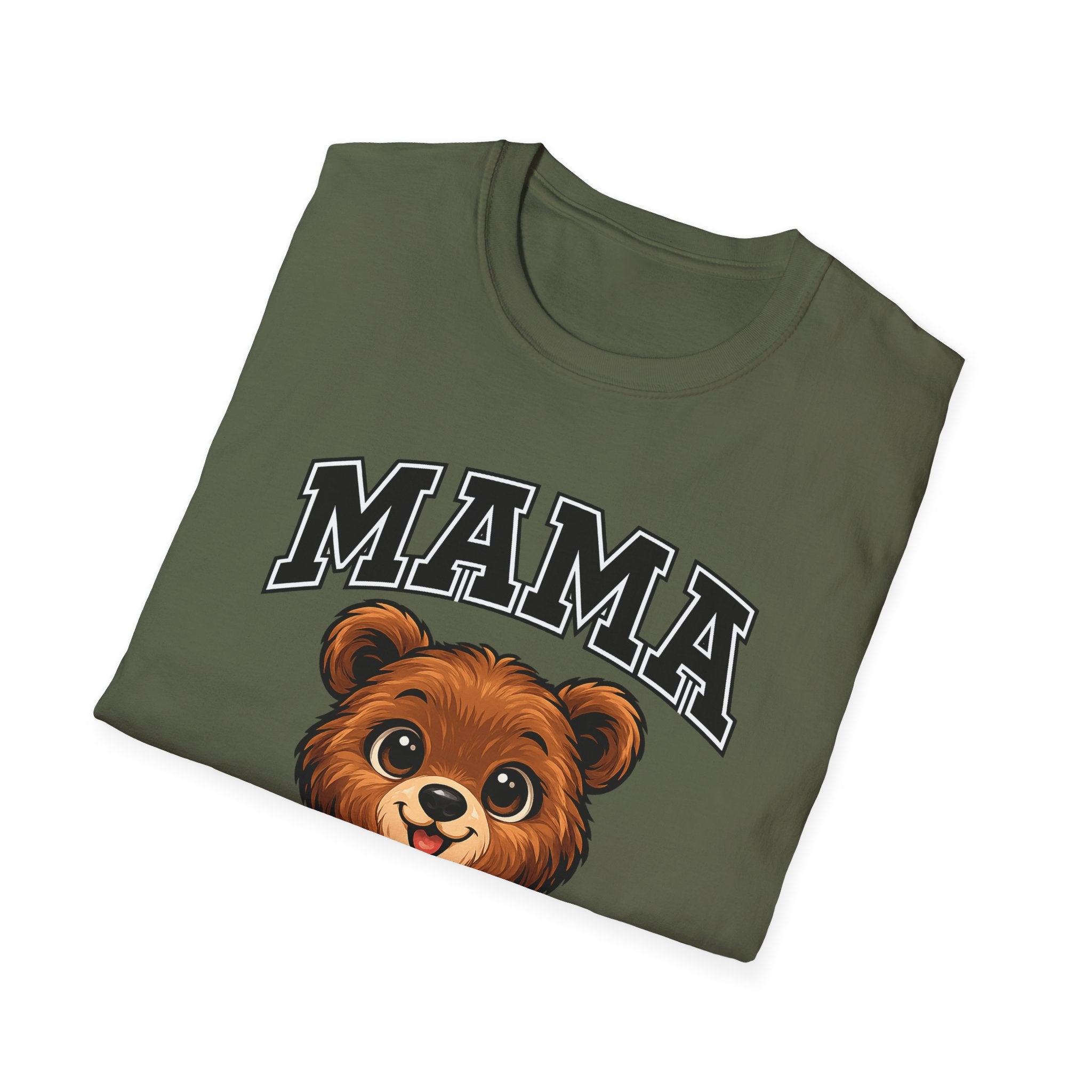 Mama Bear T-Shirt — Cute Bear Mom Graphic Tee for Mother's Day & Gifts