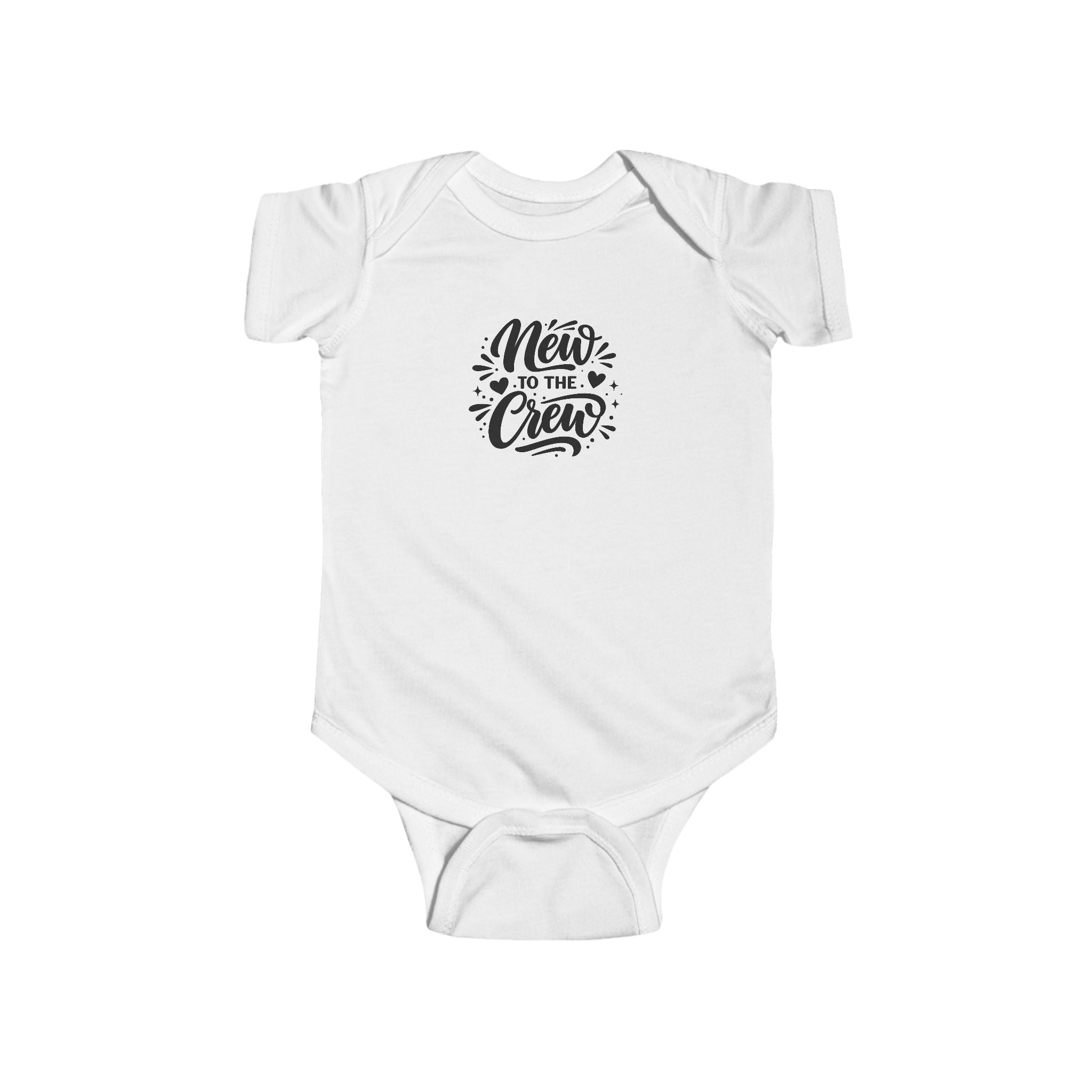 New to the Crew Infant Bodysuit – Cute Baby Shower & Newborn Welcome Onesie