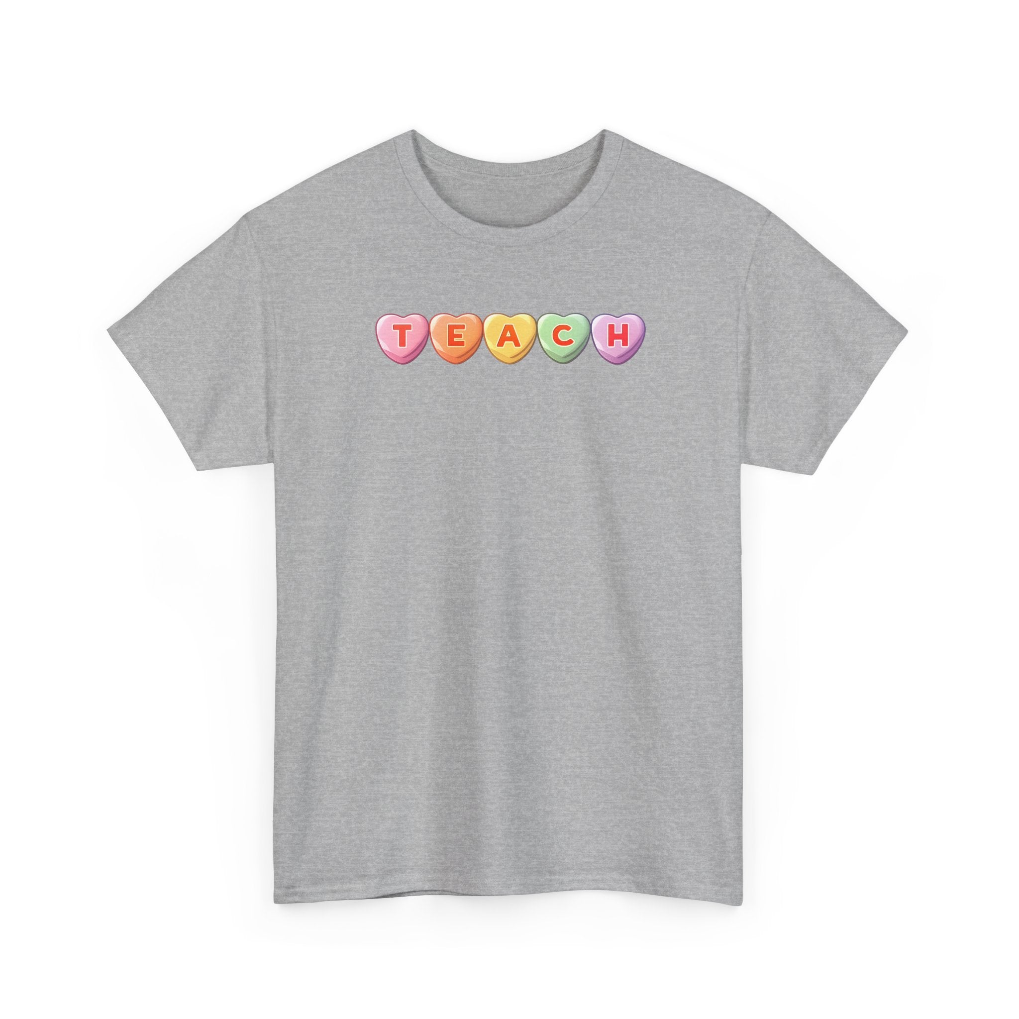 Valentine's Day TEACH Unisex Cotton Tee