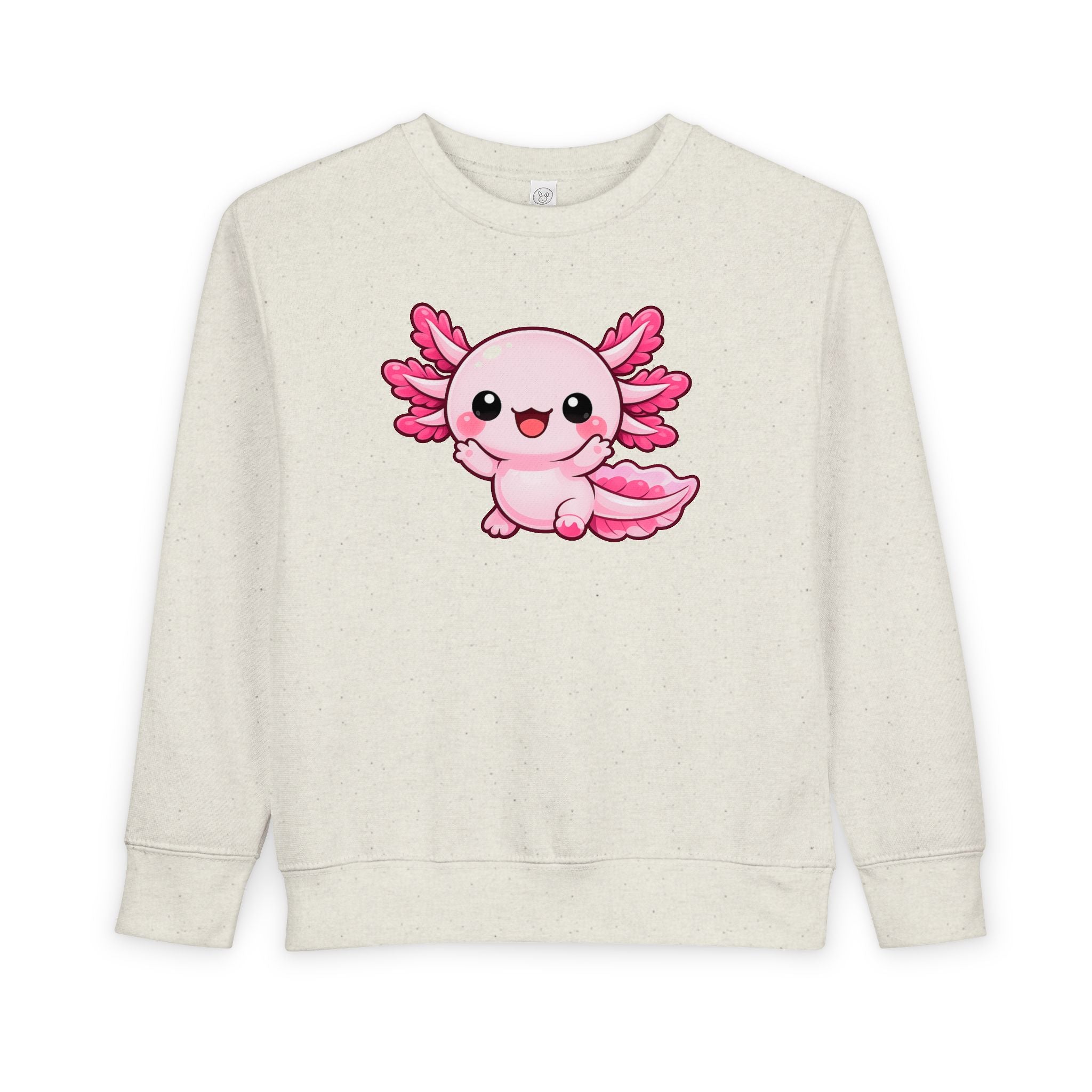 Pink Axolotl Toddler Sweatshirt | Cute Sea Creature Kids Top