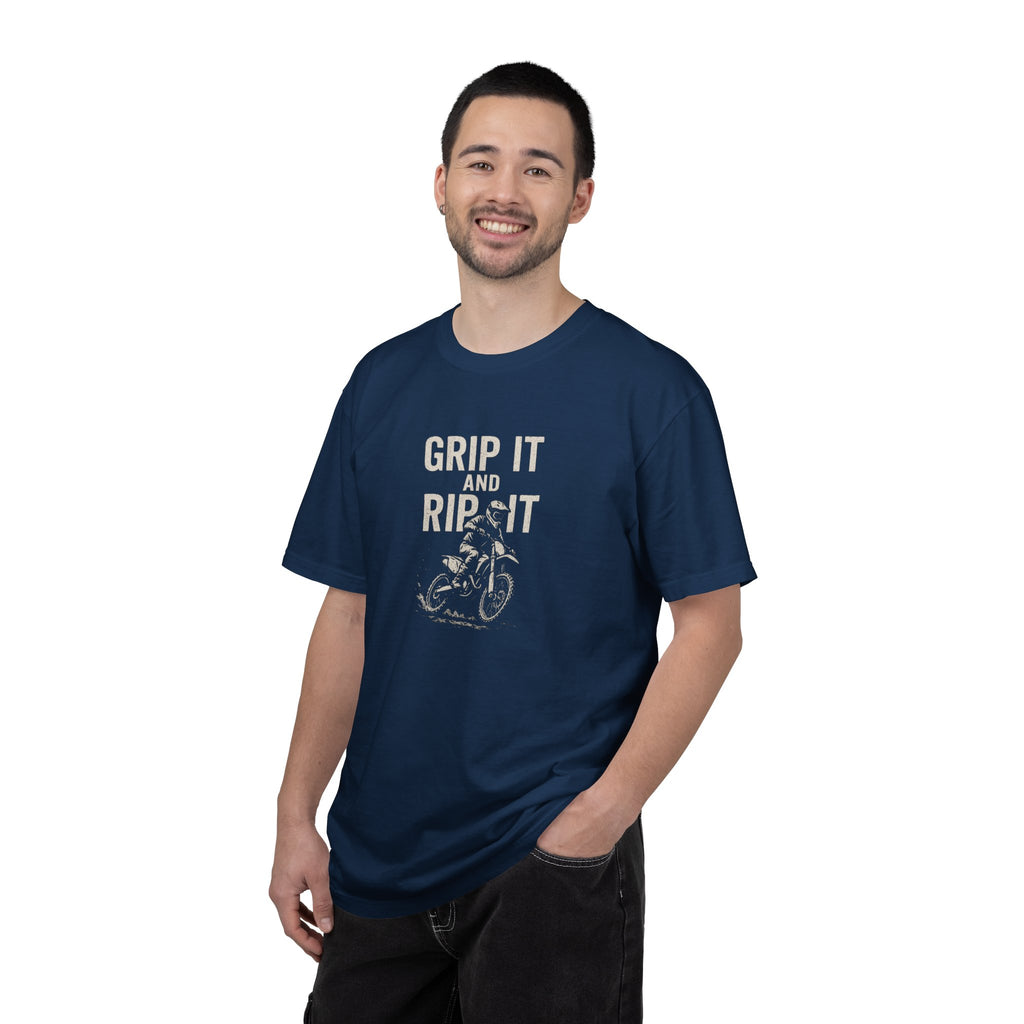 Grip It and Rip It Dirt Bike Tee | Vintage Bike Graphic T-Shirt