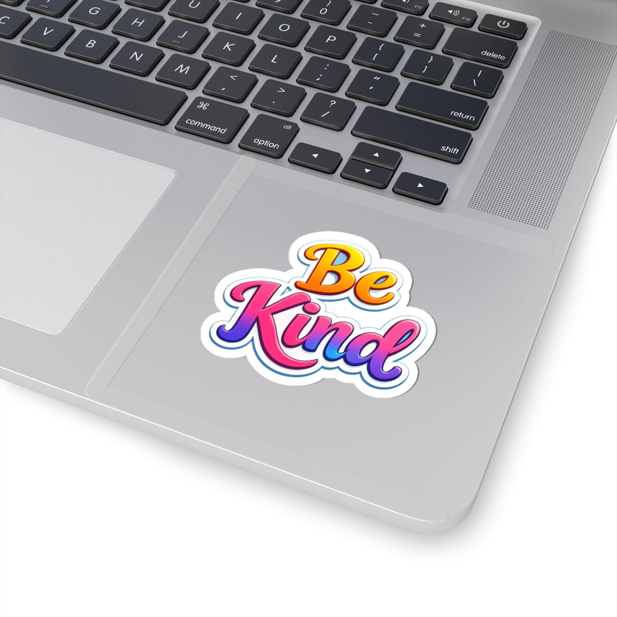 Be Kind Script Sticker | Colorful Gradient Kiss-Cut Vinyl