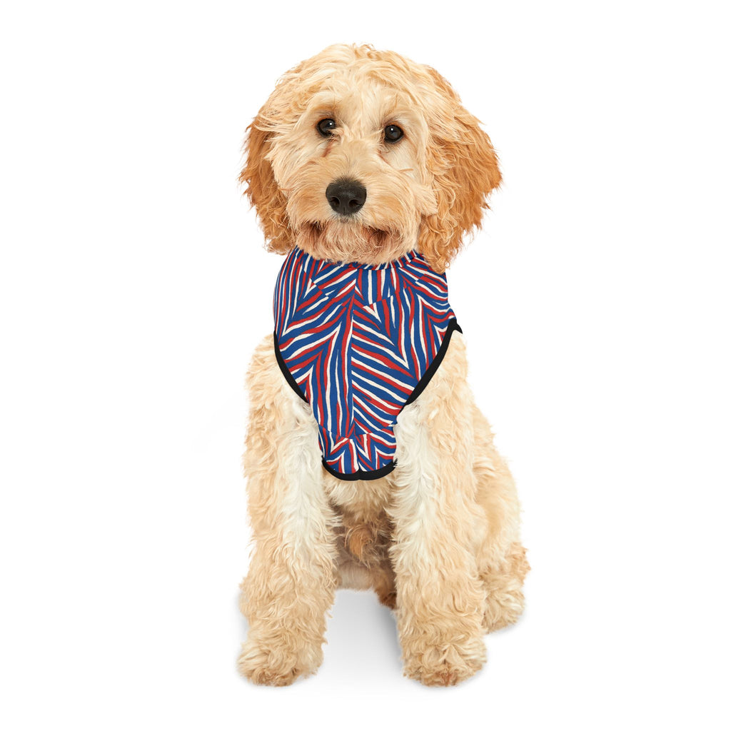 Red Blue Chevron Stripe Pet Hoodie | Dog Hoodie, Cat Hoodie