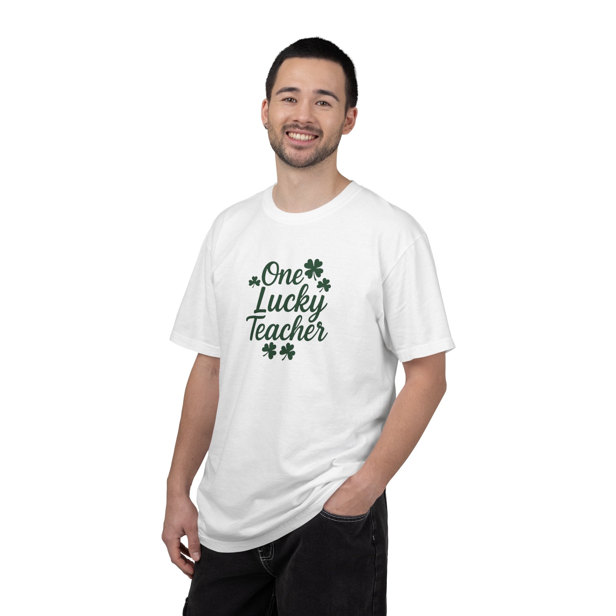 One Lucky Teacher T-shirt | St. Patrick's Day Shamrock Teacher Tee