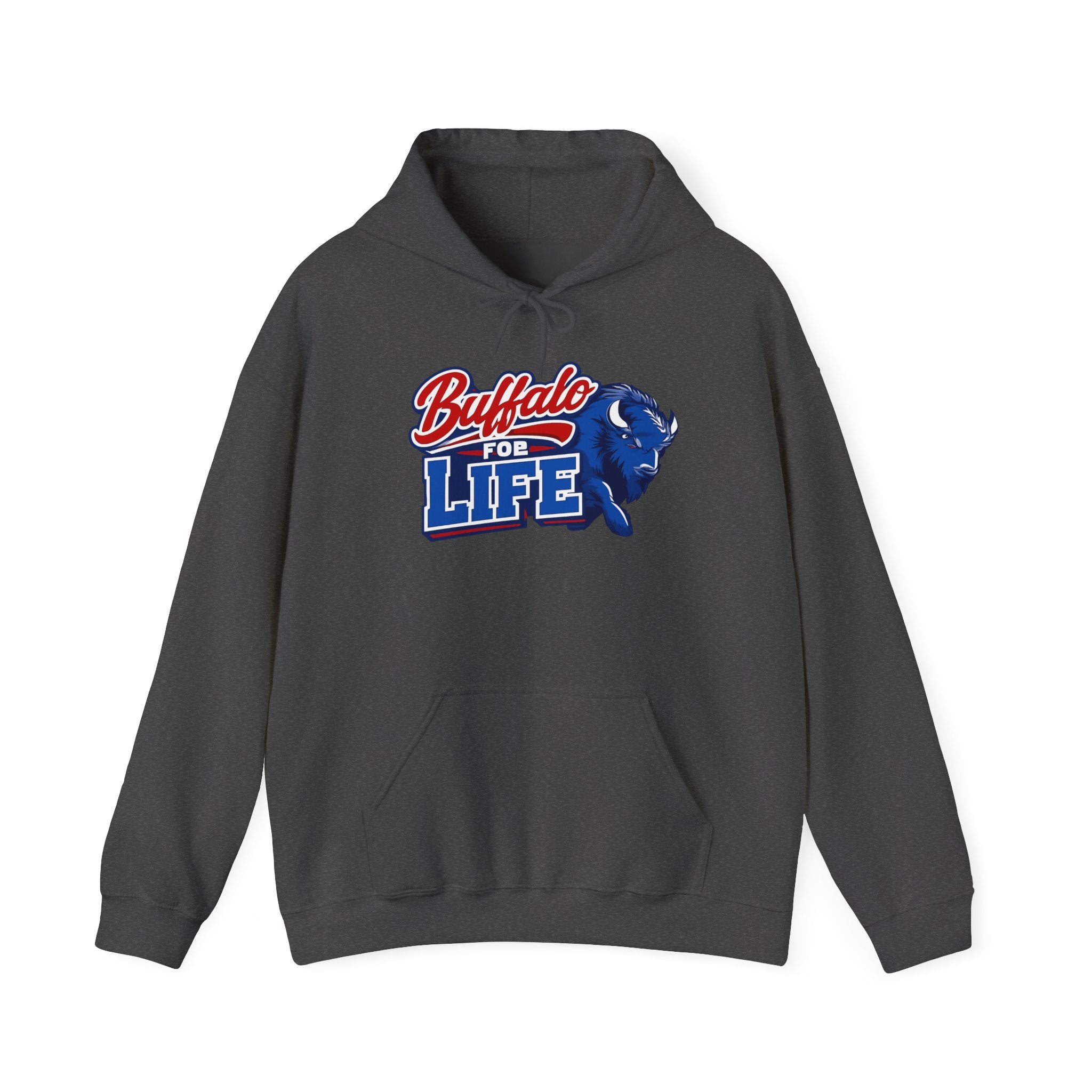 Buffalo For Life Hoodie | Buffalo graphic, sports town pride