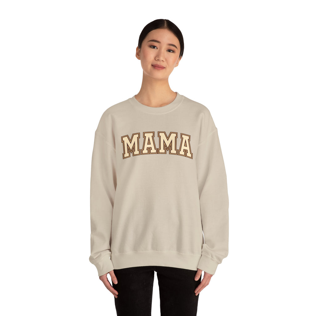 Mama Crewneck Sweatshirt – Vintage Collegiate Mom Pullover