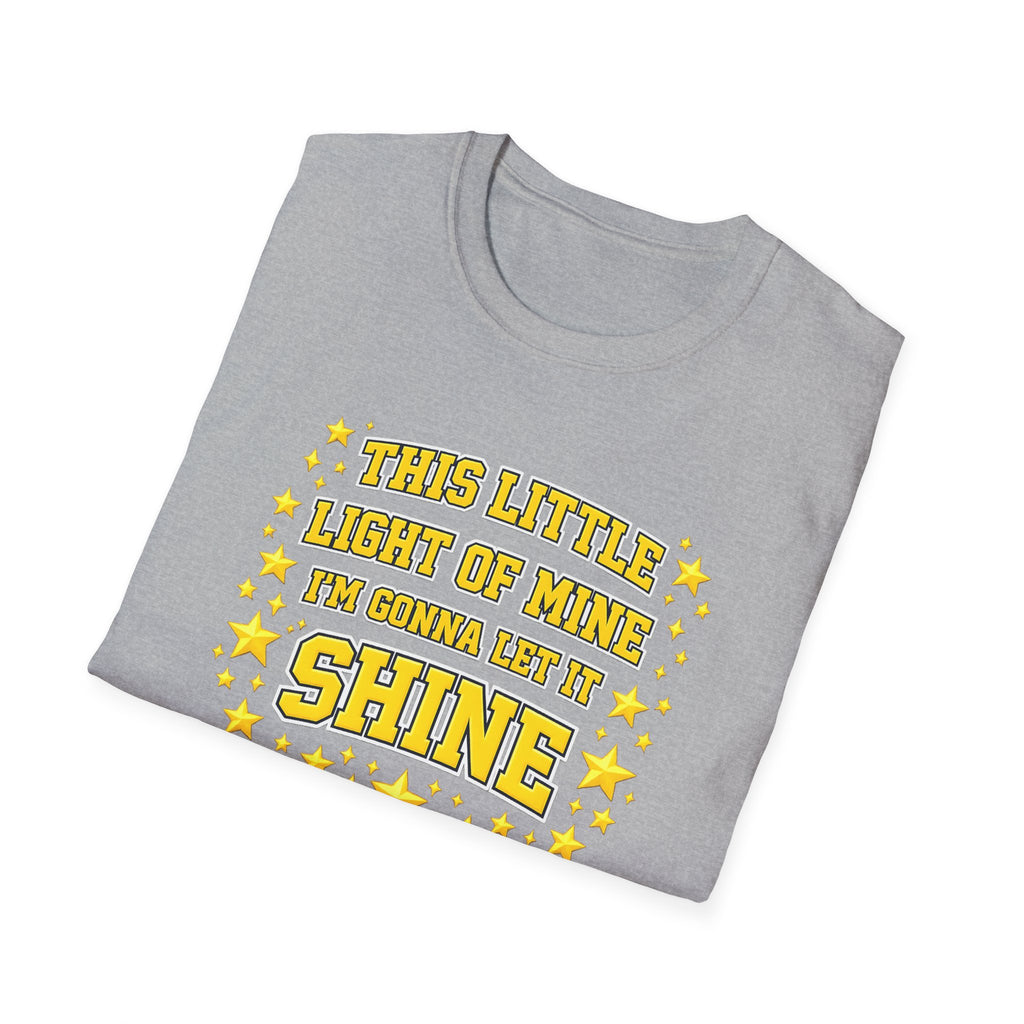 Shine T-Shirt — "This Little Light of Mine" Inspirational Graphic Tee