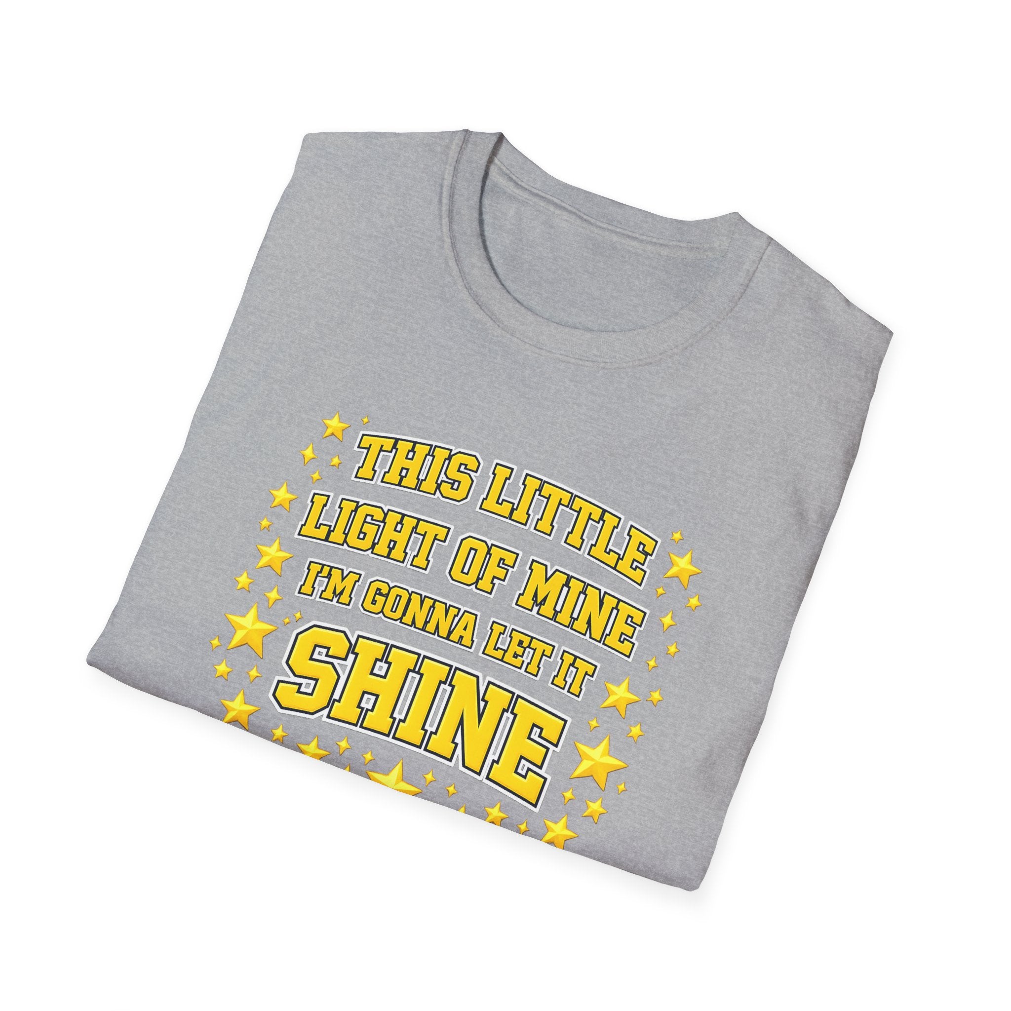 Shine T-Shirt — "This Little Light of Mine" Inspirational Graphic Tee