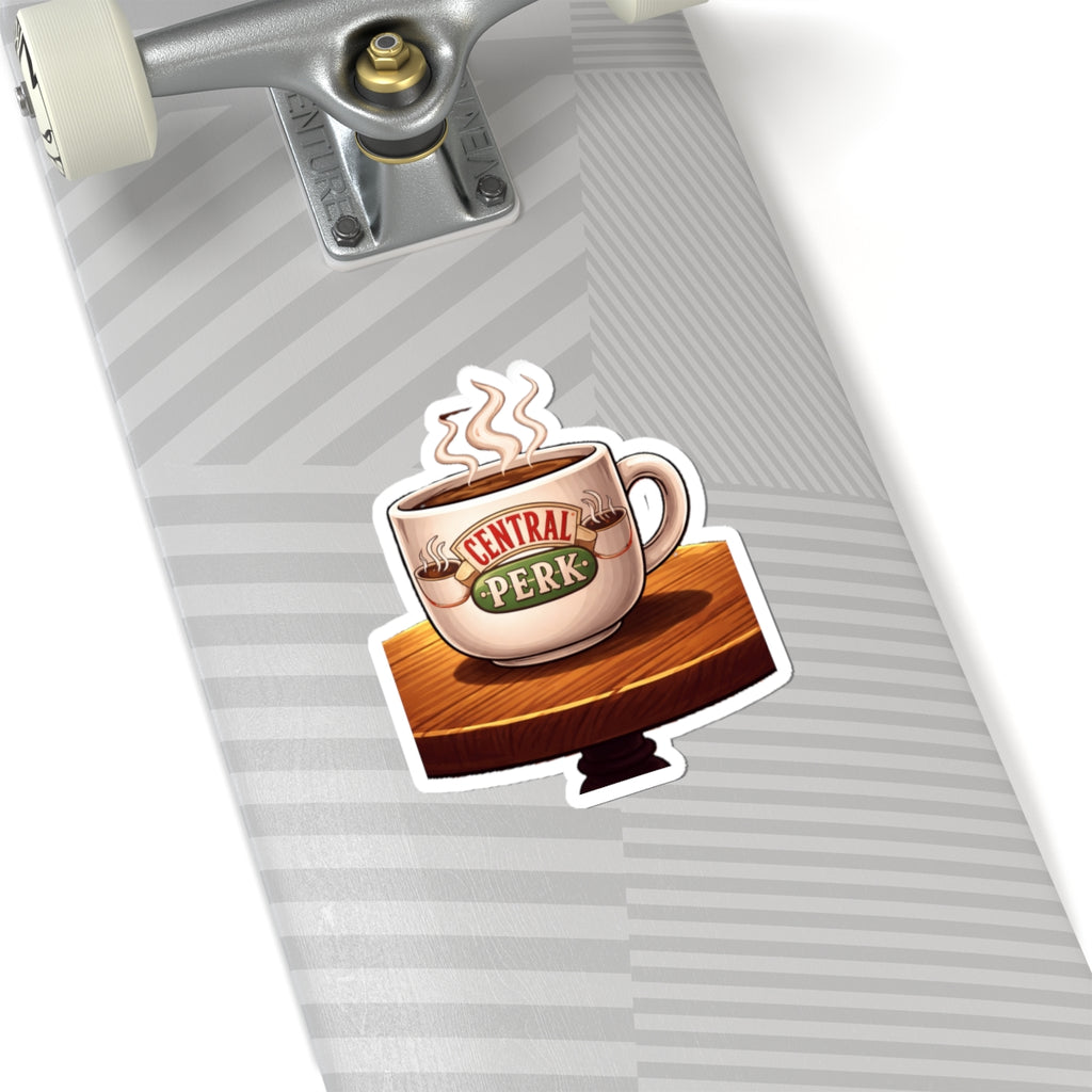 Central Perk Coffee Cup Sticker | Kiss-Cut Sticker