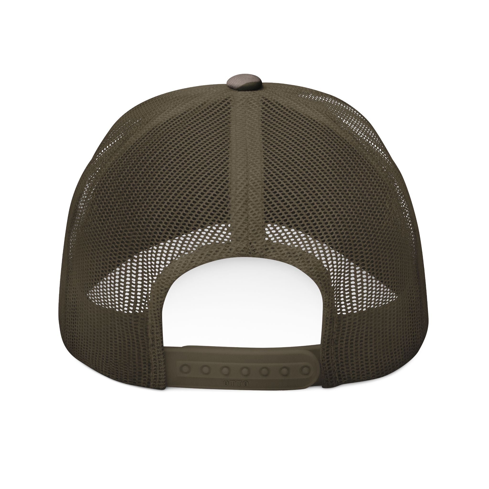 Camo Trucker Hat — "Labs Unleashed" Embroidered Mesh Cap