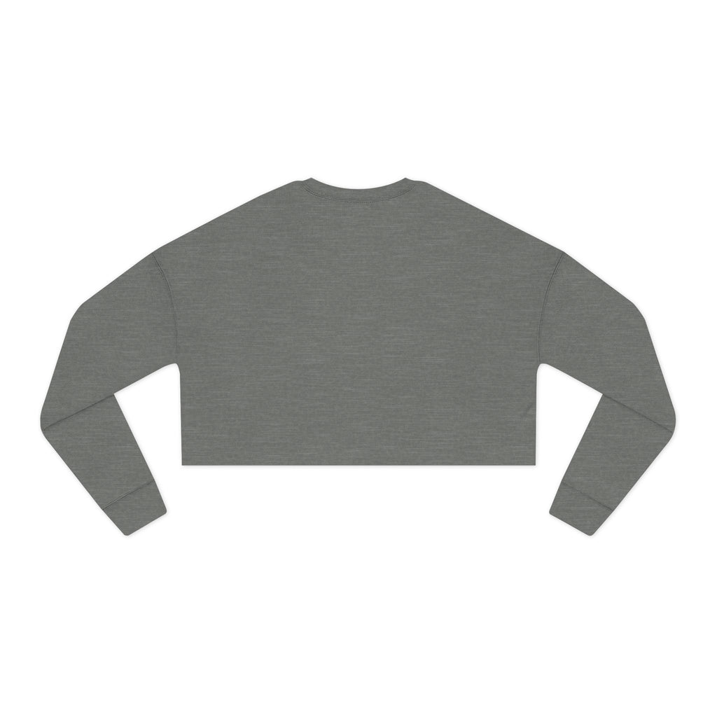 Merry & Bright Cropped Sweatshirt | Holiday Light Typography
