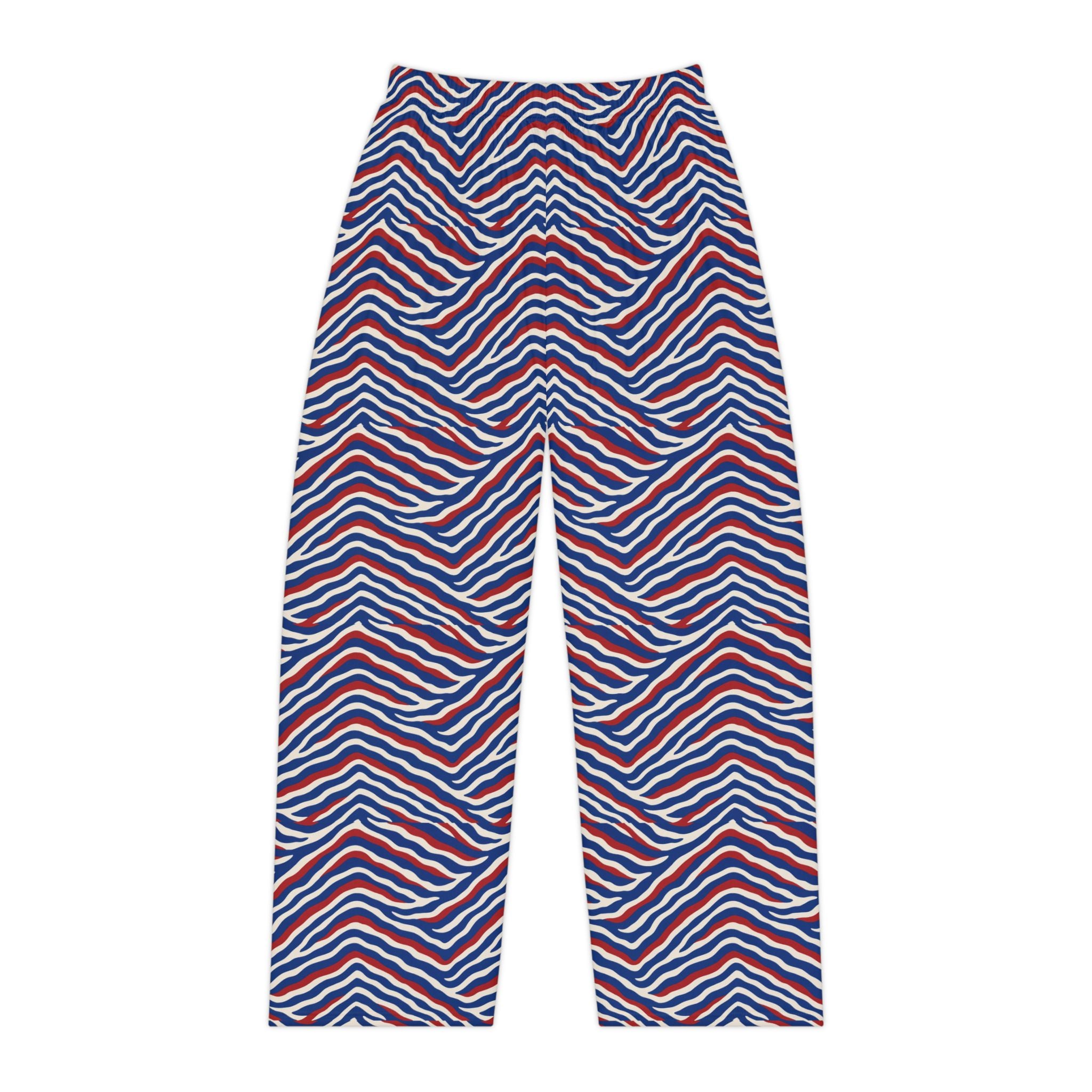 Red White Blue Stripe Pajama Pants