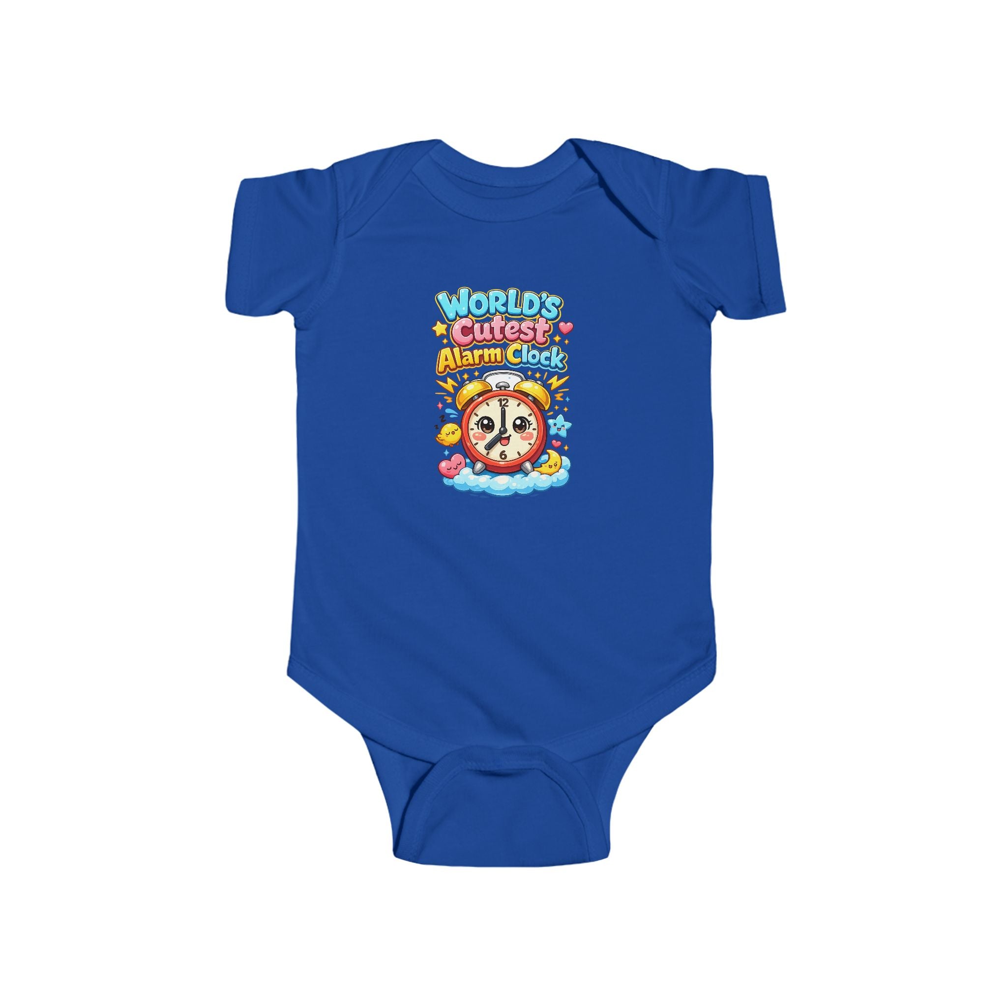 Infant Bodysuit — "World's Cutest Alarm Clock" Cute Baby Graphic Onesie