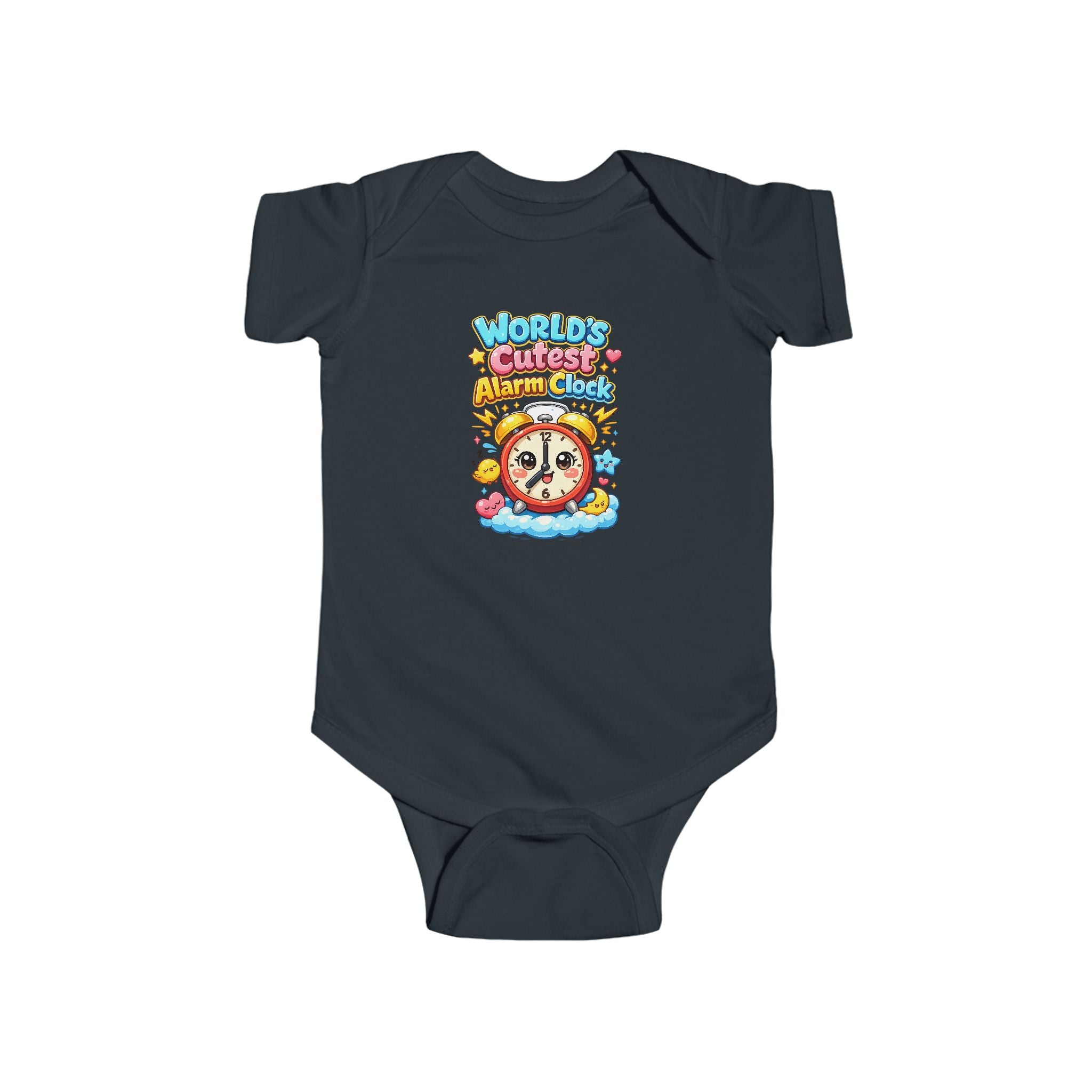 Infant Bodysuit — "World's Cutest Alarm Clock" Cute Baby Graphic Onesie