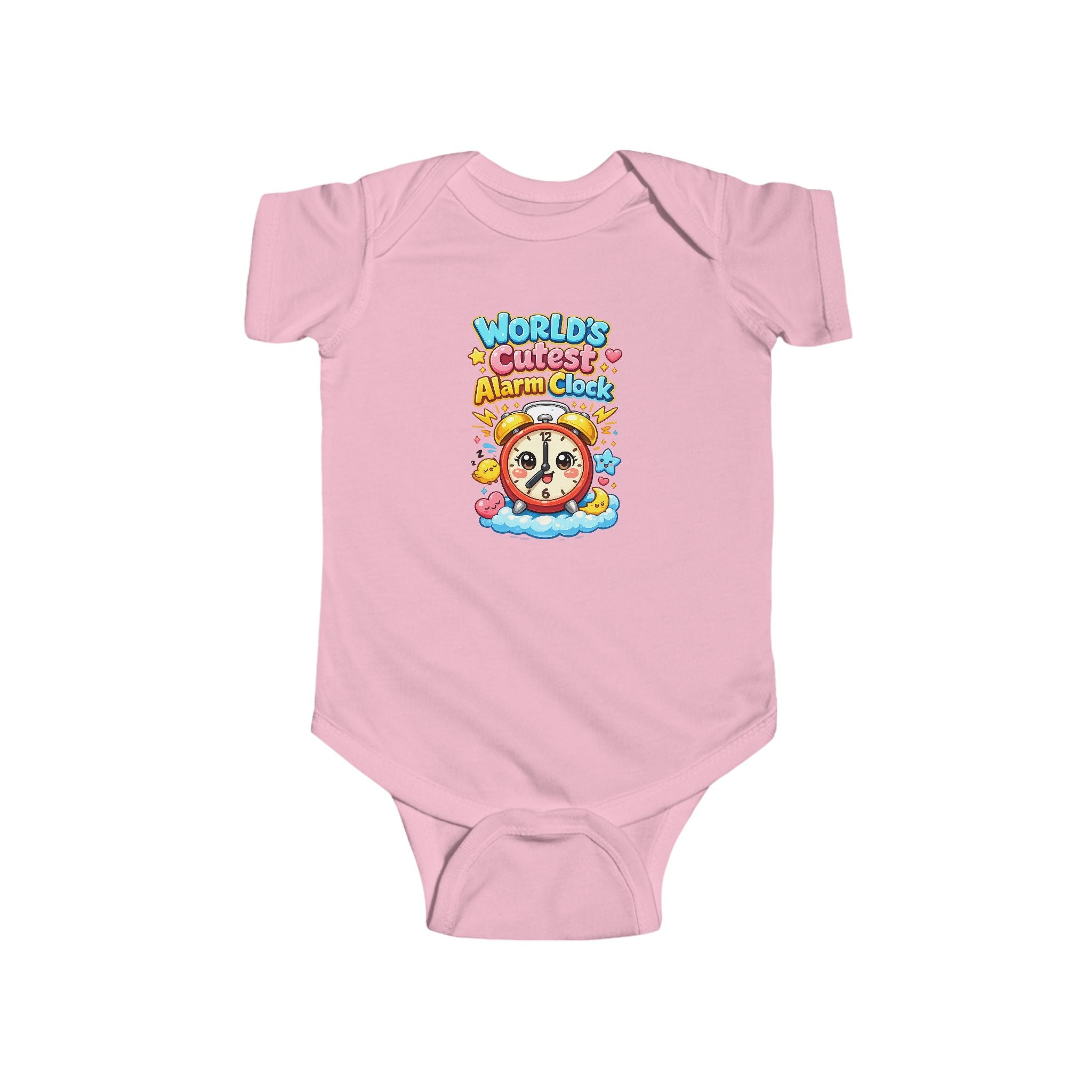 Infant Bodysuit — "World's Cutest Alarm Clock" Cute Baby Graphic Onesie