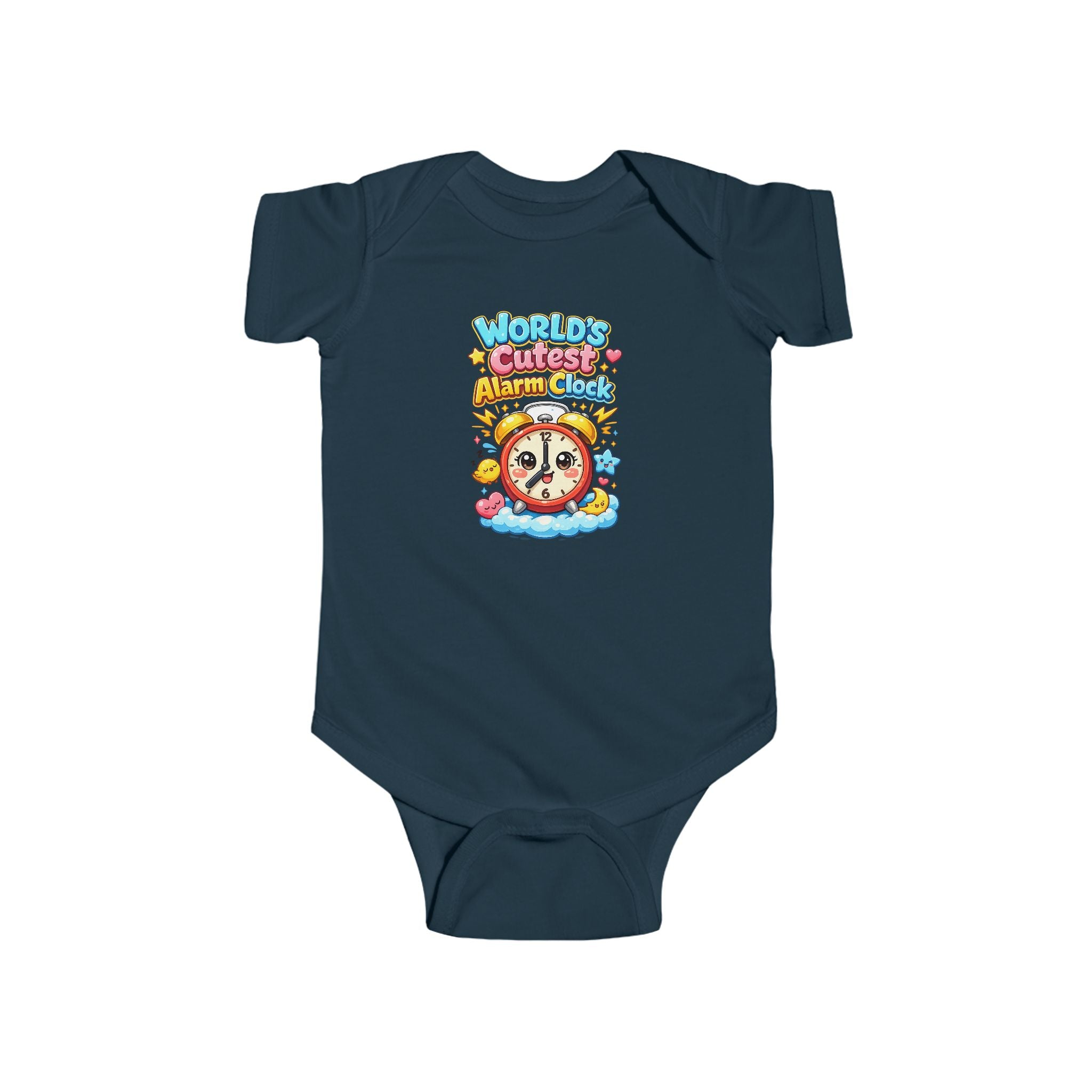Infant Bodysuit — "World's Cutest Alarm Clock" Cute Baby Graphic Onesie
