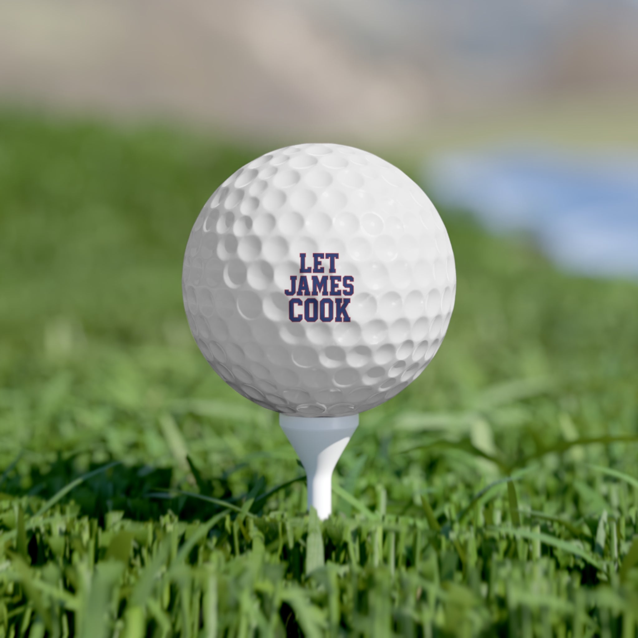 LET JAMES COOK Golf Balls, 6pcs