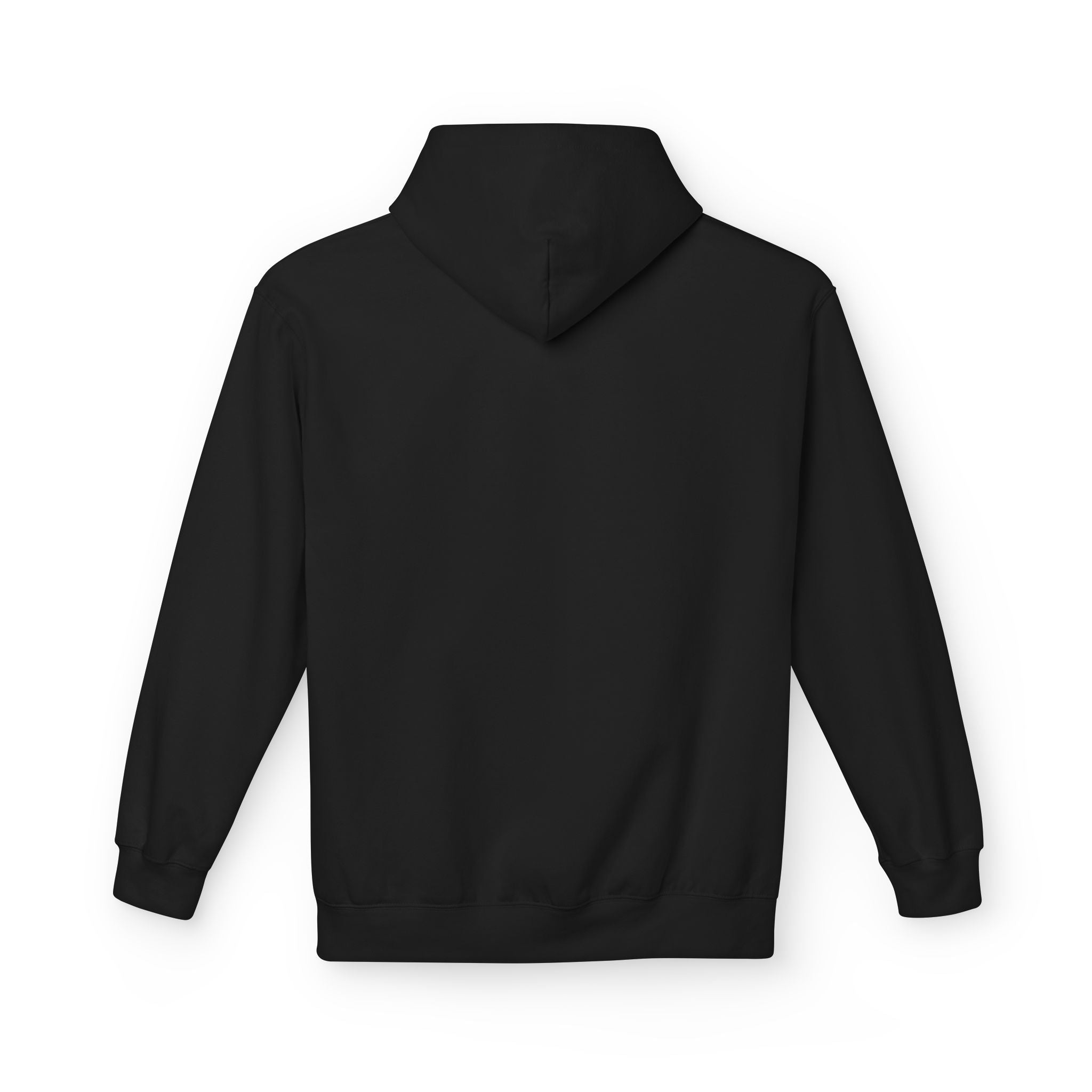 Sitting Labrador Dog Hoodie | Minimal Small Dog Silhouette, White Pullover