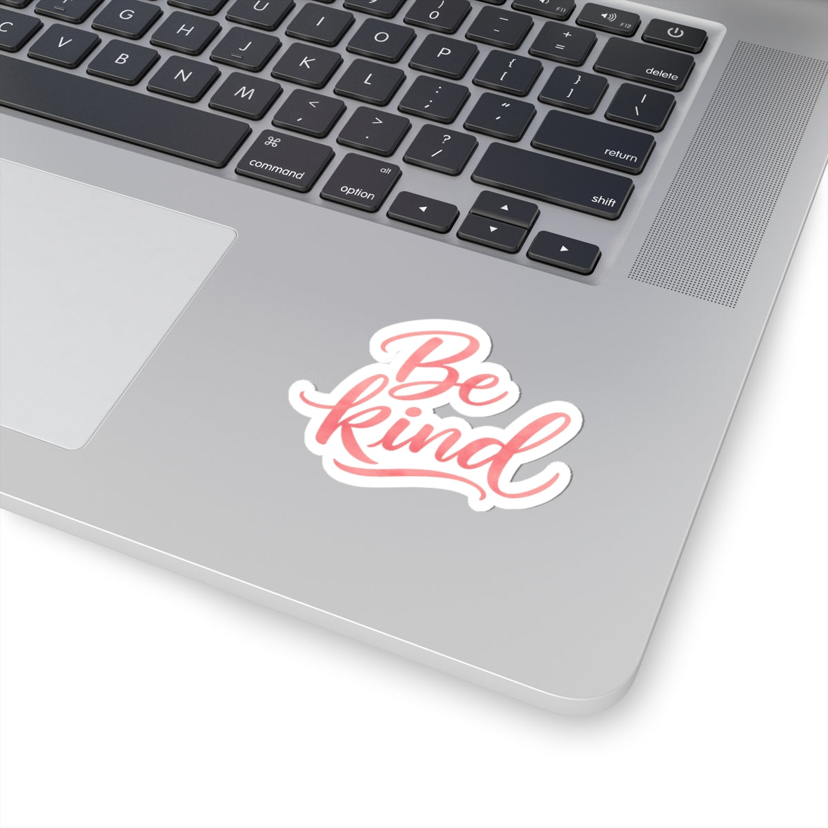 Be Kind script lettering Sticker | Kiss-Cut motivational decal