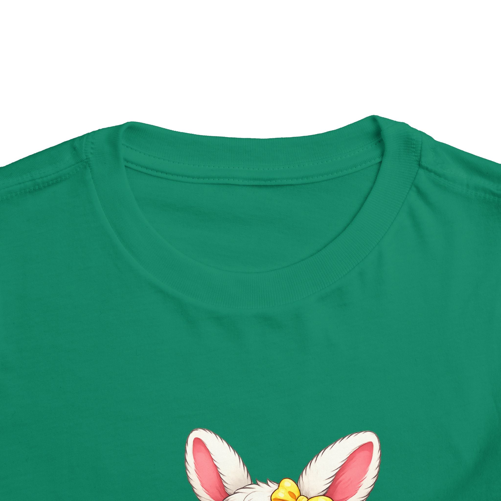 Easter Bunny Toddler Tee — Cute Baby Bunny with Easter Eggs