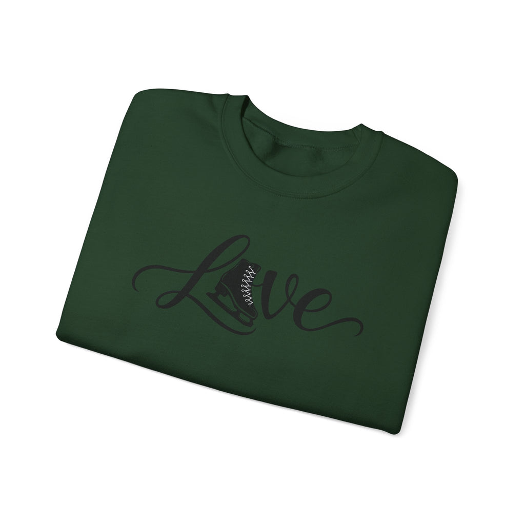 Love figure skating Unisex Heavy Blend™ Crewneck Sweatshirt