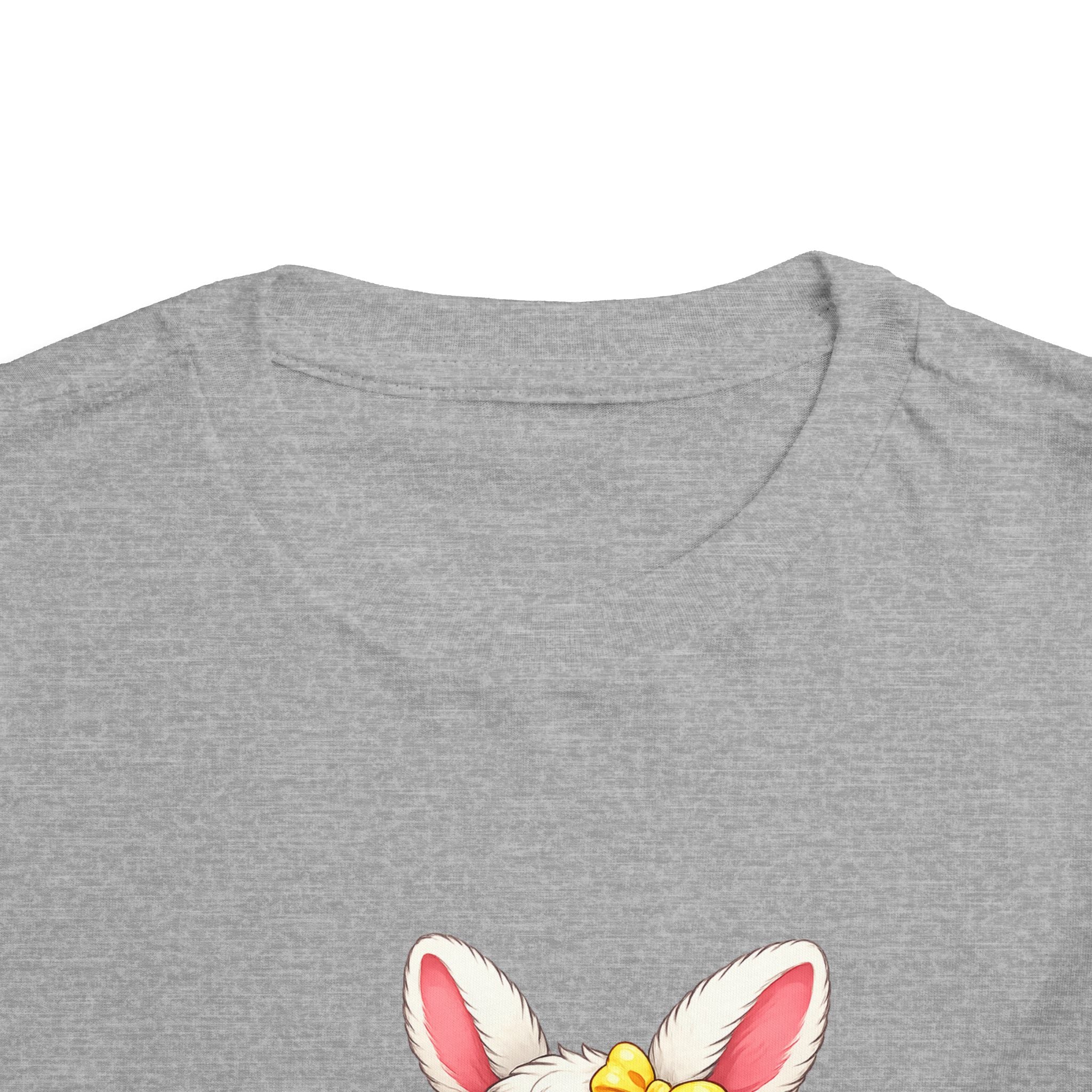 Easter Bunny Toddler Tee — Cute Baby Bunny with Easter Eggs