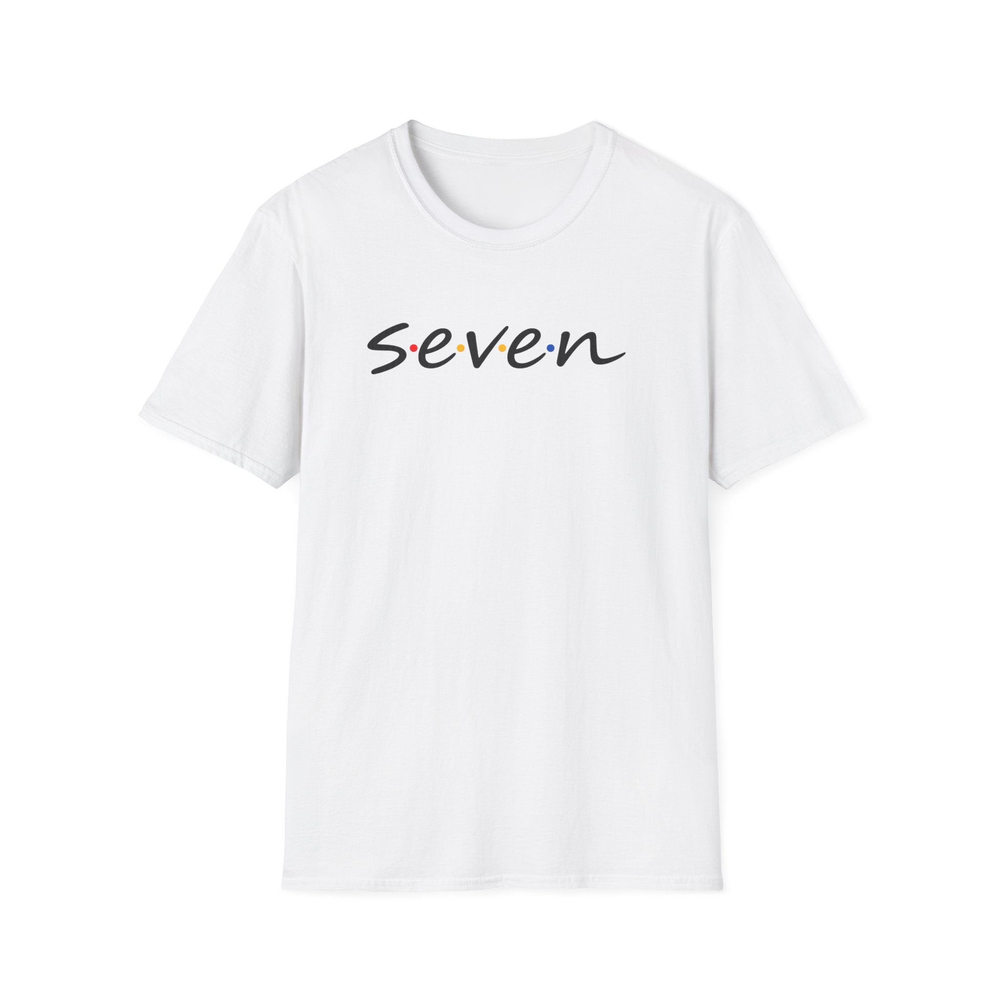 seven script text T-Shirt