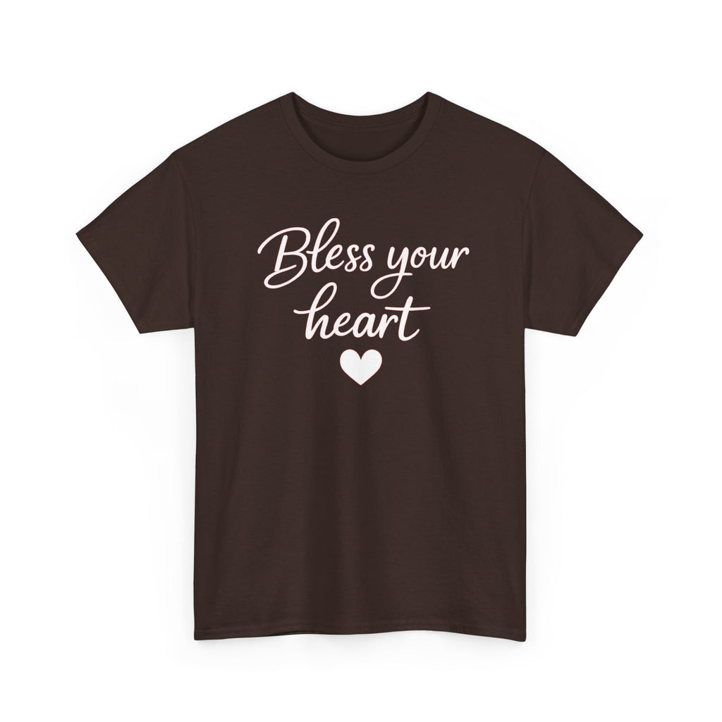 Bless Your Heart tee | Script heart design, Southern phrase t-shirt