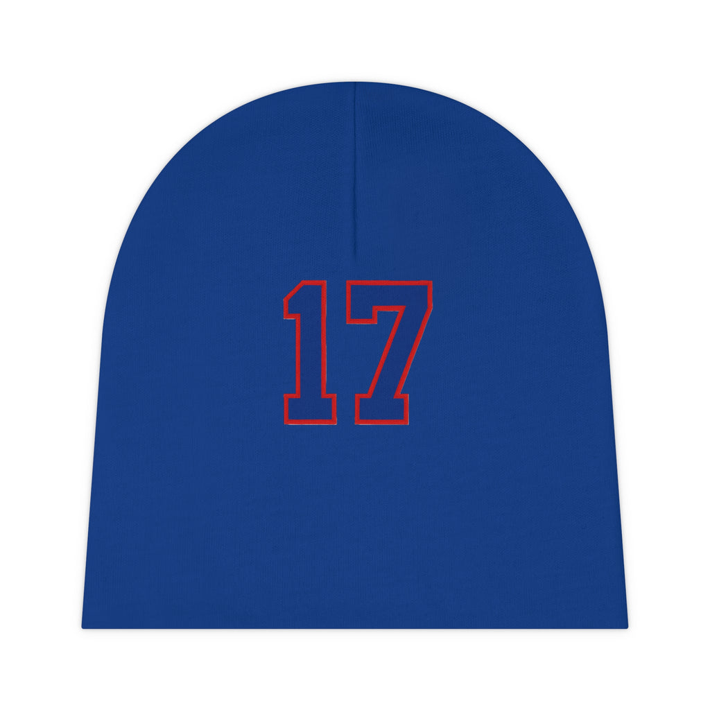 17 baby beanie | varsity outline sports design