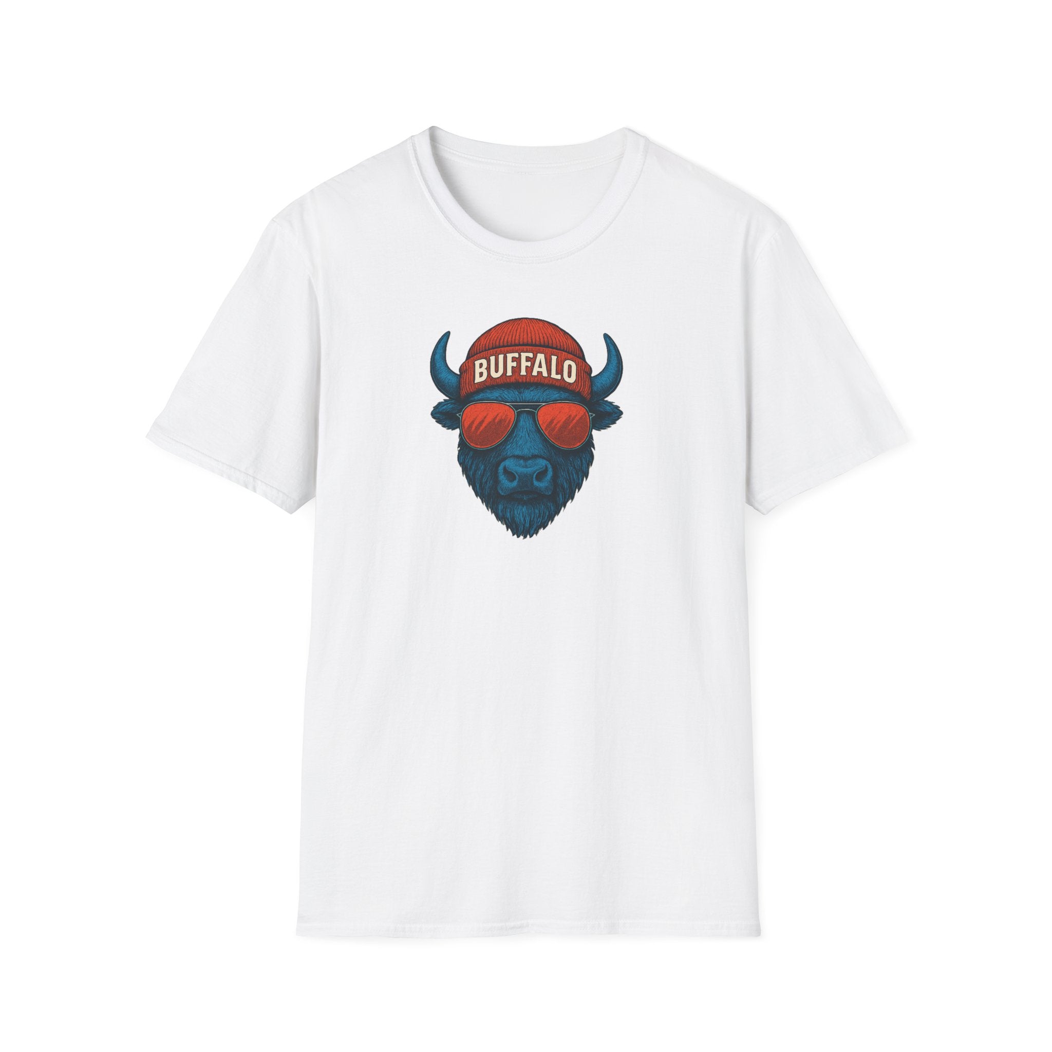 Buffalo Sunglasses and beanie T-Shirt