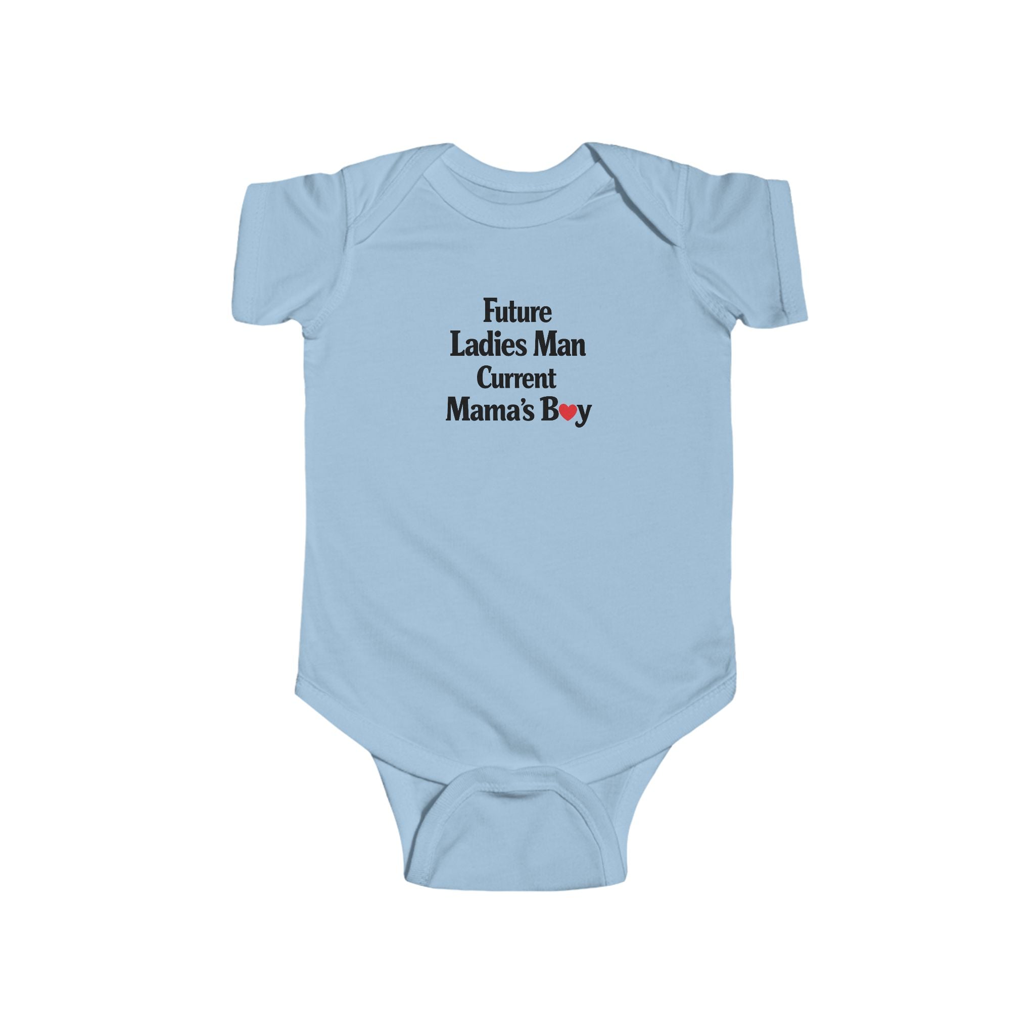Infant Bodysuit “Future Ladies Man, Current Mama’s Boy” – Cute Newborn Baby Gift