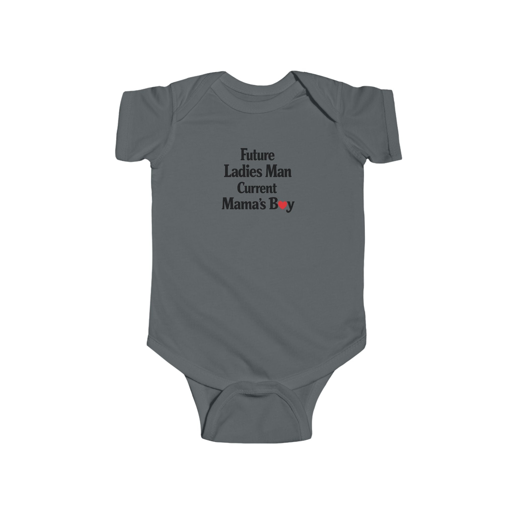 Infant Bodysuit “Future Ladies Man, Current Mama’s Boy” – Cute Newborn Baby Gift