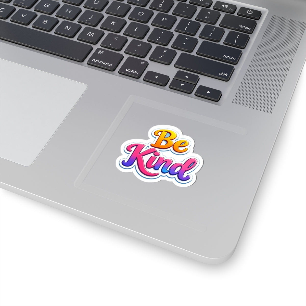 Be Kind Script Sticker | Colorful Gradient Kiss-Cut Vinyl