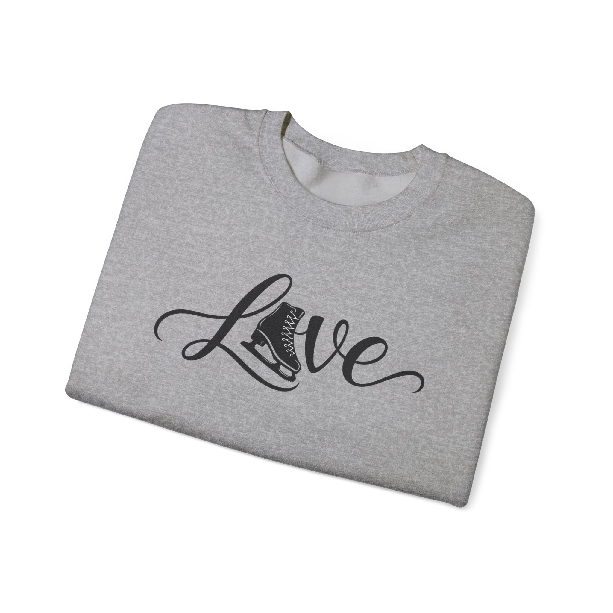 Love figure skating Unisex Heavy Blend™ Crewneck Sweatshirt