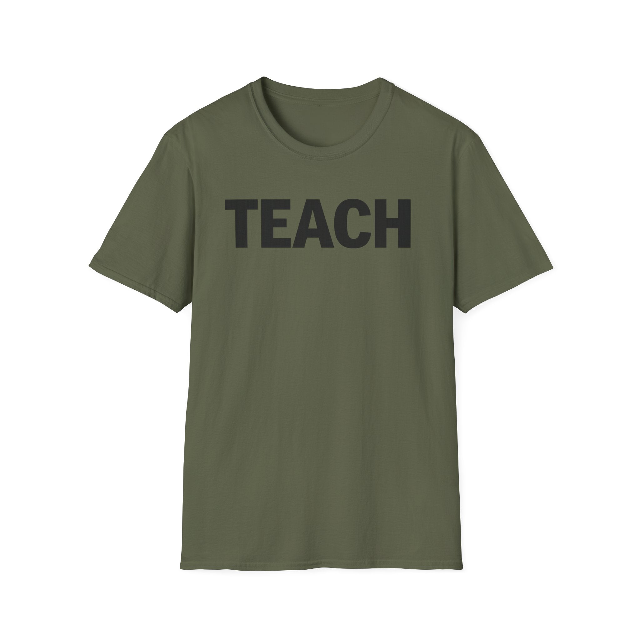 TEACH shirt, Teacher Tee, Educator T-Shirt, School Staff Top