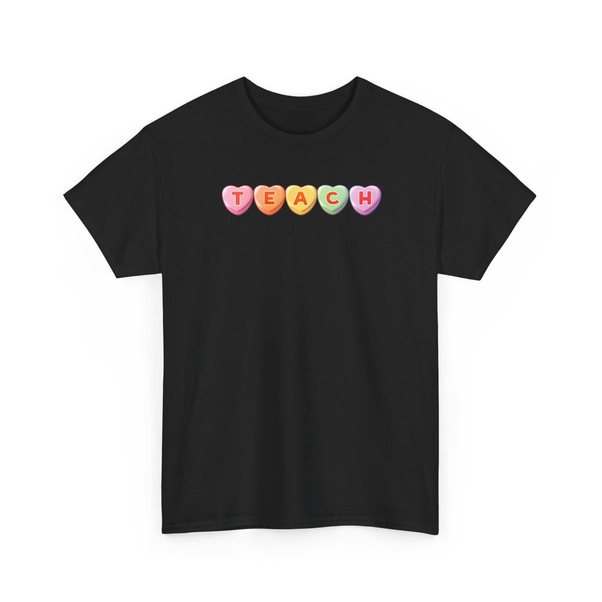 Valentine's Day TEACH Unisex Cotton Tee