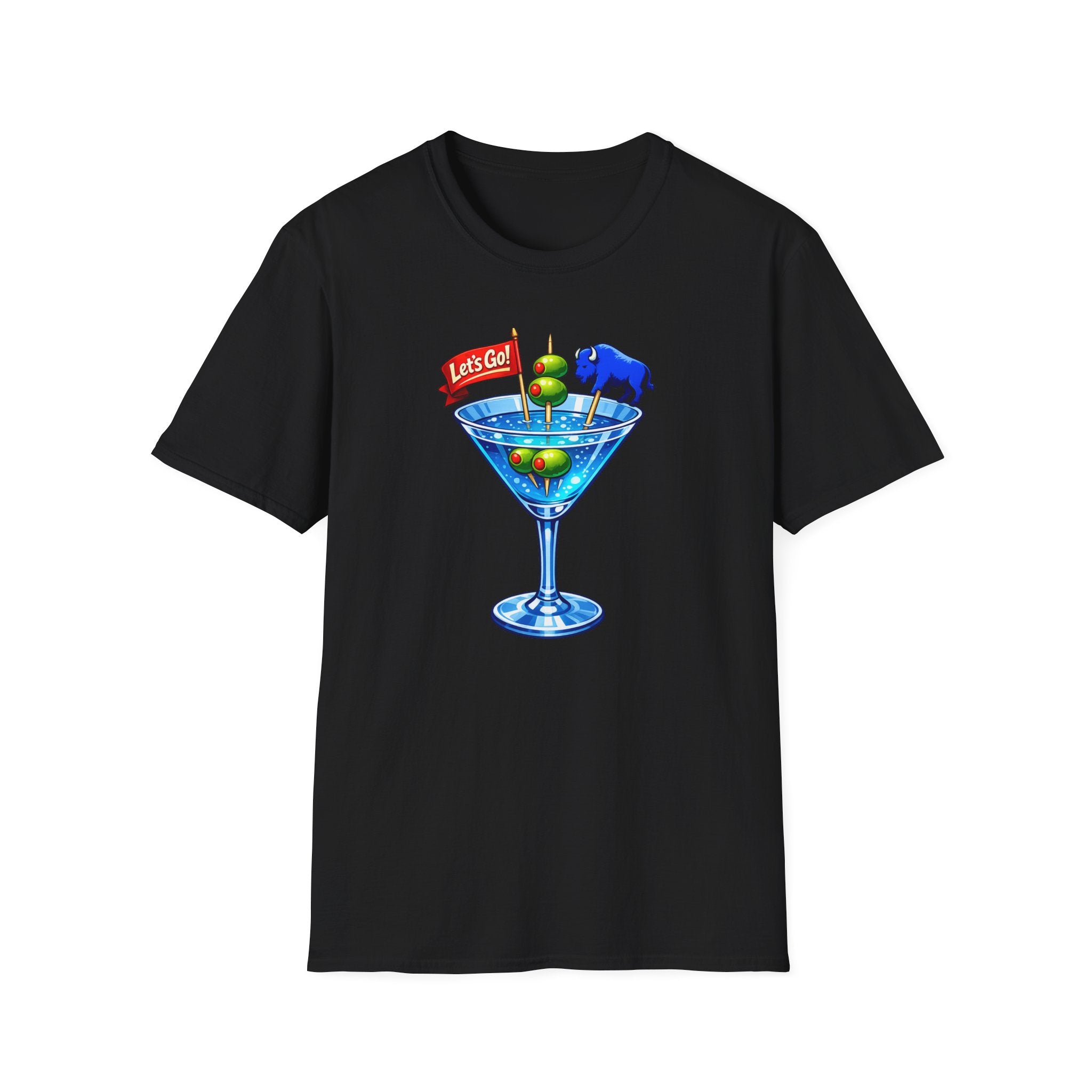 Cheers Buffalo T-Shirt | Cocktail Illustration