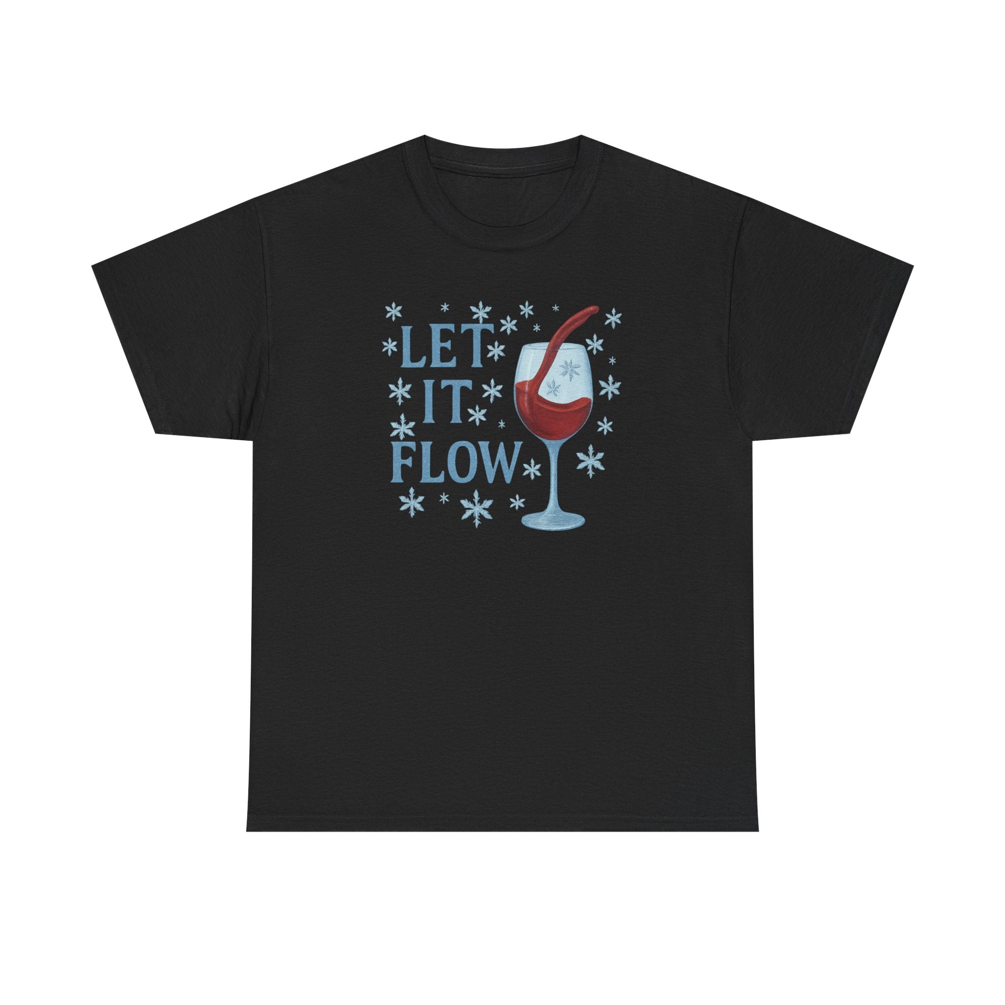 Let It Flow Wine Glass T-Shirt