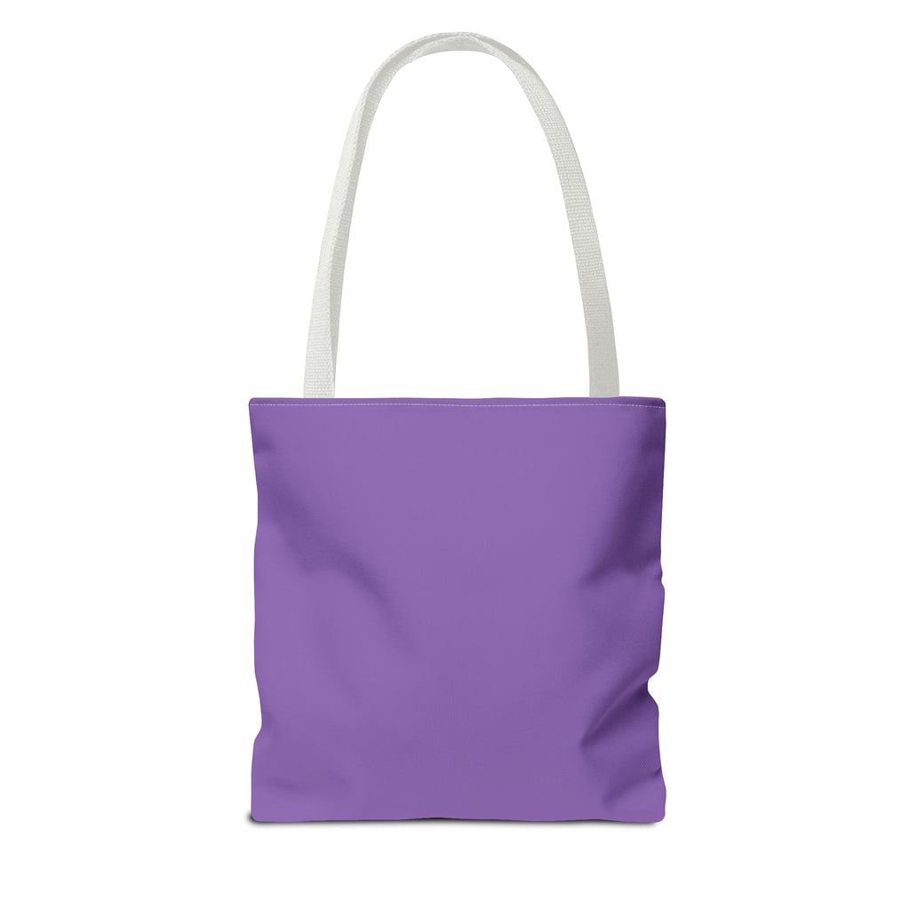 Friends Crap Bag Tote Bag | Purple All-Over Print Tote
