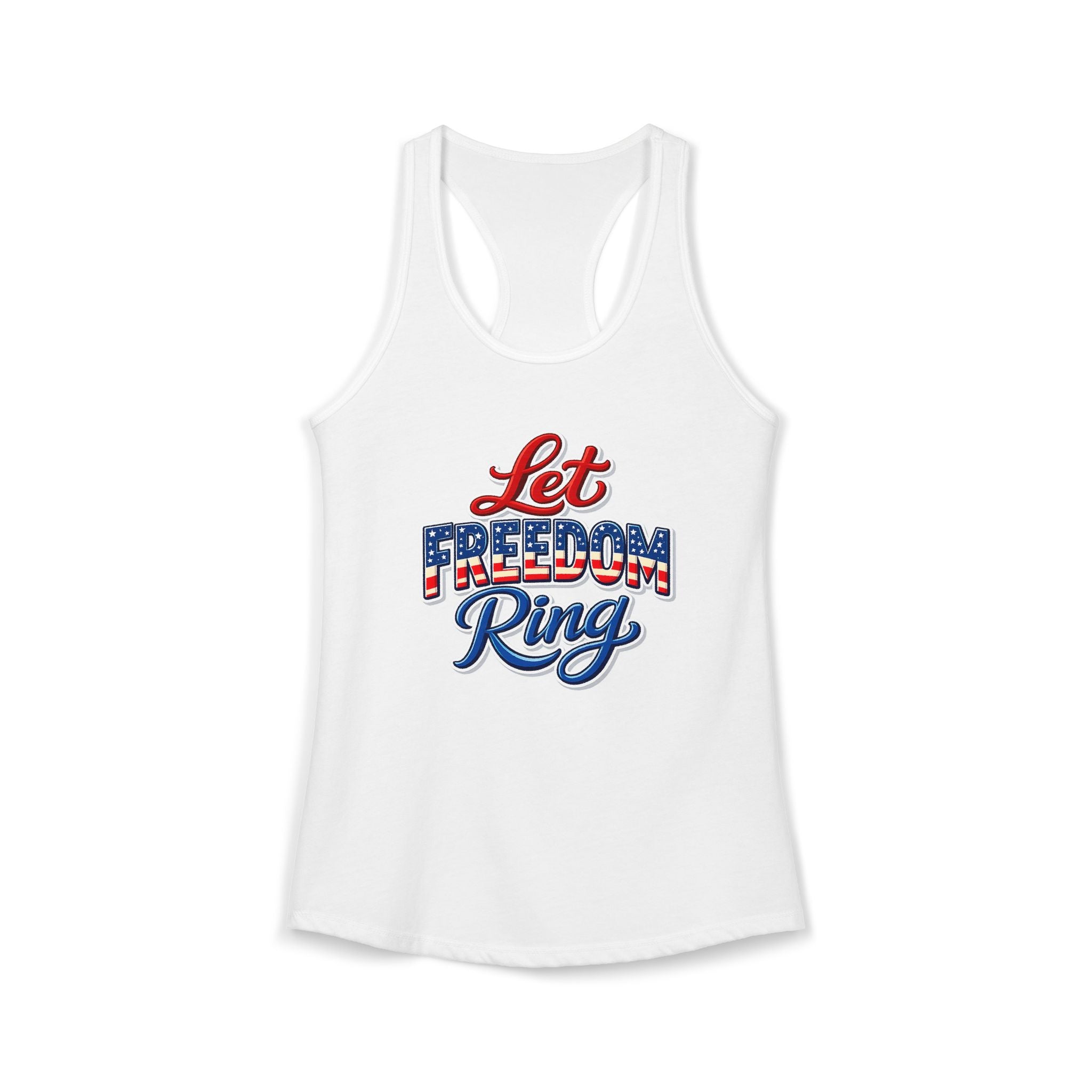 Let Freedom Ring Women's Ideal Racerback Tank