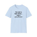 i'm not a hot mess i'm a spicy disaster funny T-Shirt | Funny Text Tee