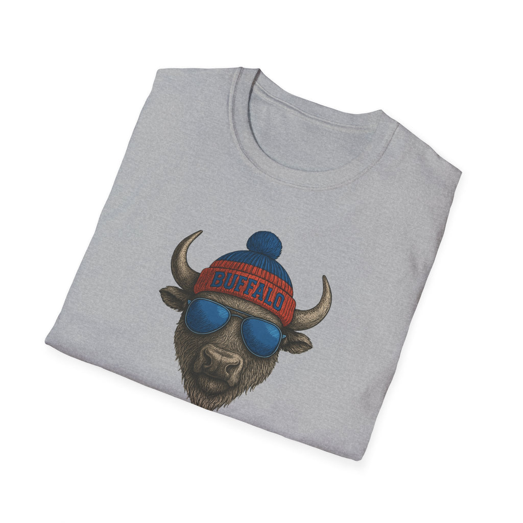 Buffalo with Beanie and Sunglasses T-Shirt