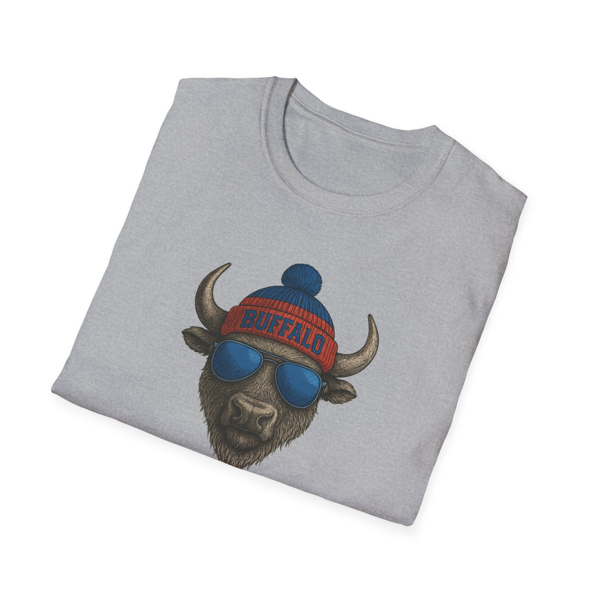 Buffalo with Beanie and Sunglasses T-Shirt