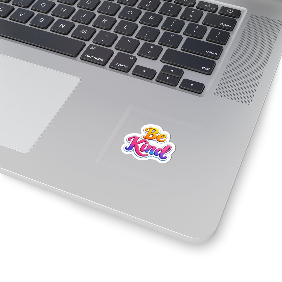 Be Kind Script Sticker | Colorful Gradient Kiss-Cut Vinyl