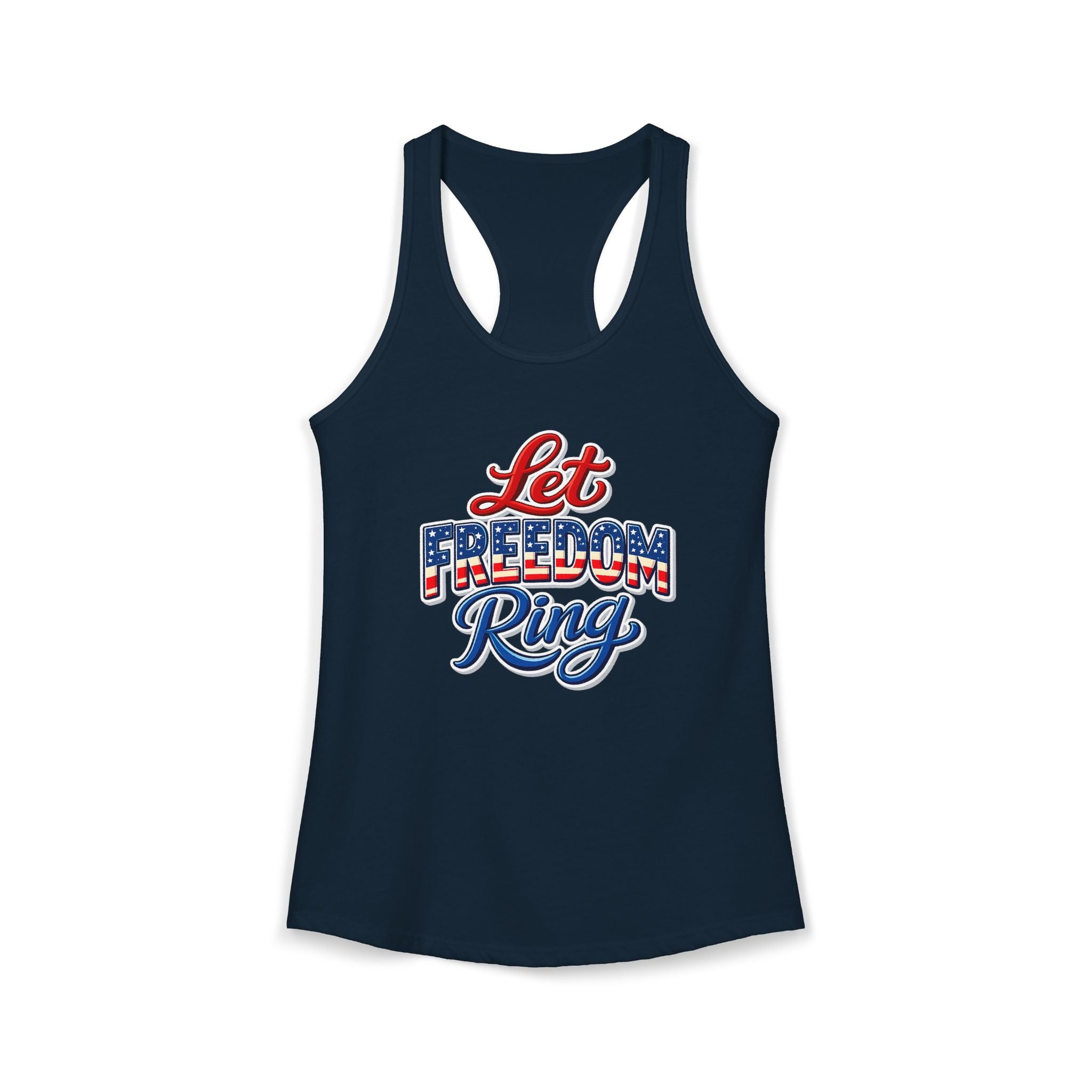 Let Freedom Ring Women's Ideal Racerback Tank