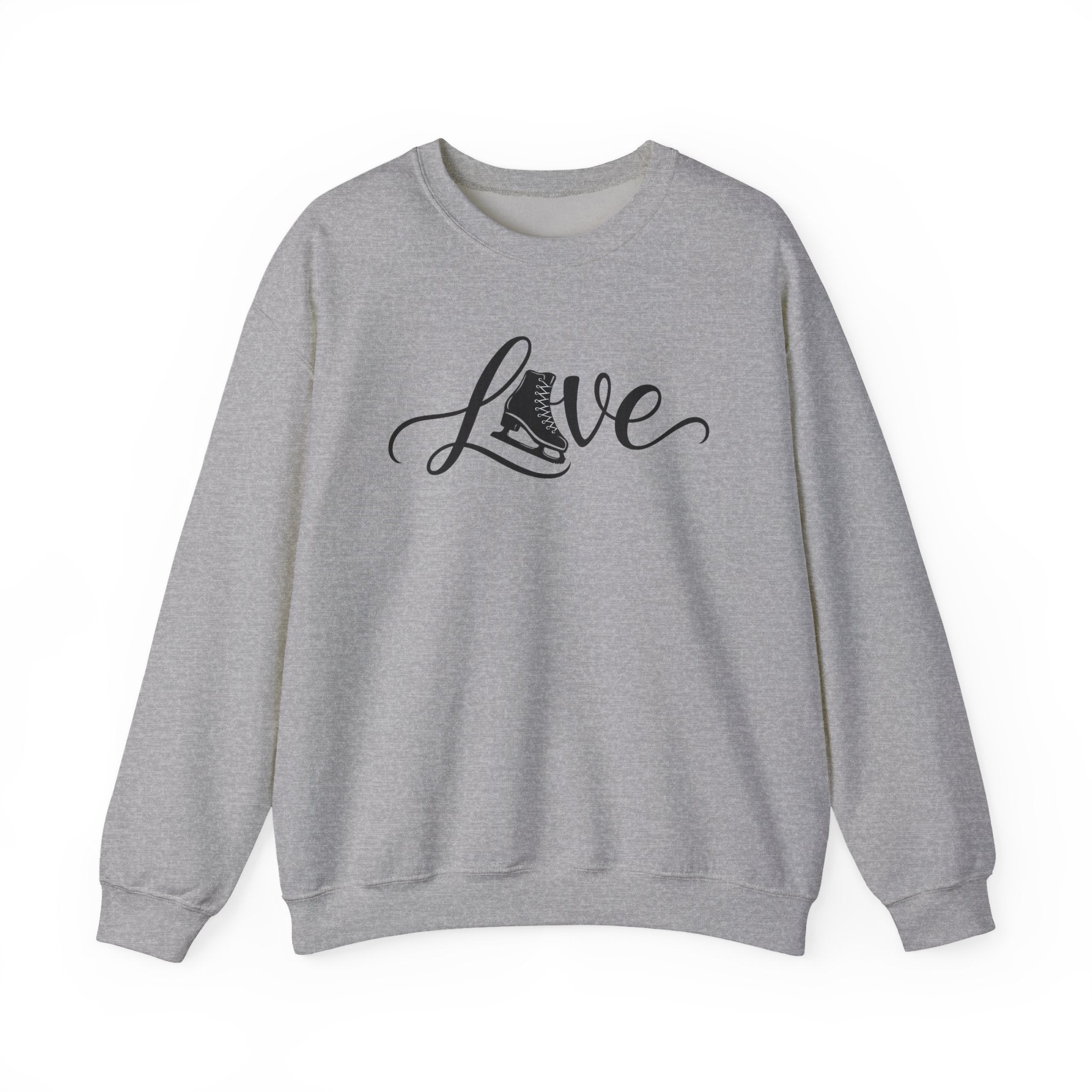 Love figure skating Unisex Heavy Blend™ Crewneck Sweatshirt