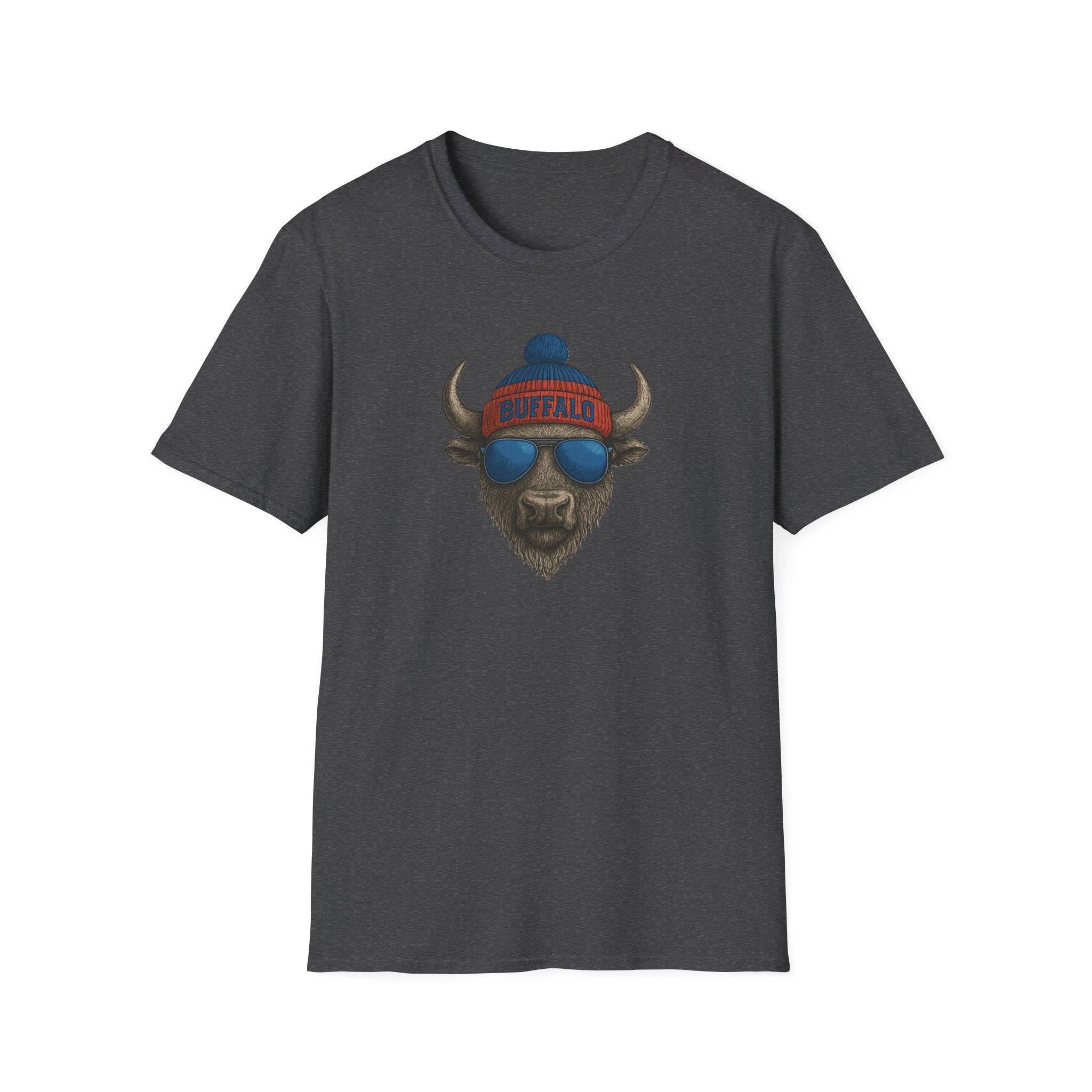 Buffalo with Beanie and Sunglasses T-Shirt