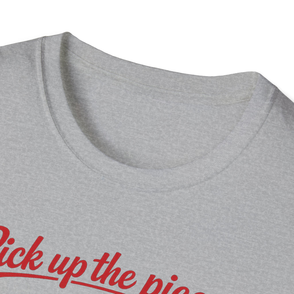 Buffalo Puzzle Piece design T-Shirt | Pick up the pieces, we put it back together again