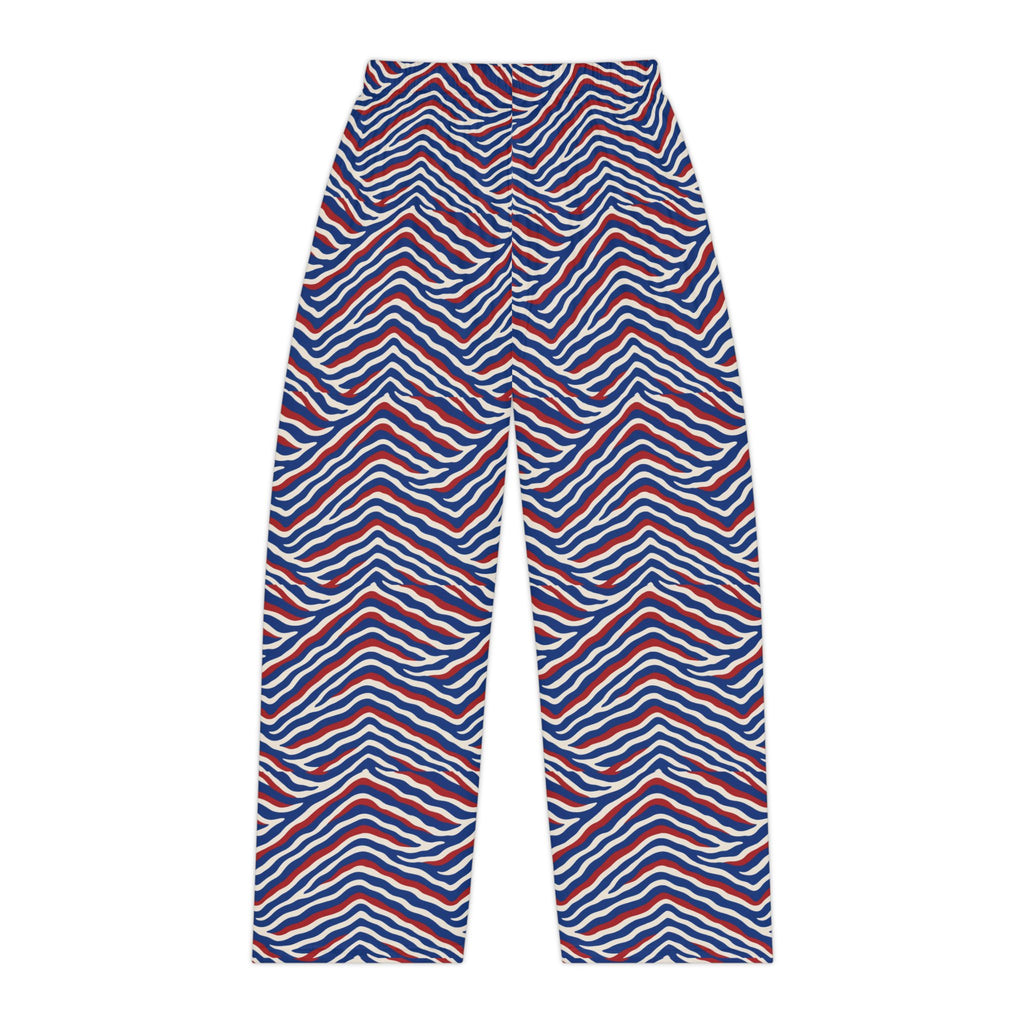 Red White Blue Stripe Pajama Pants
