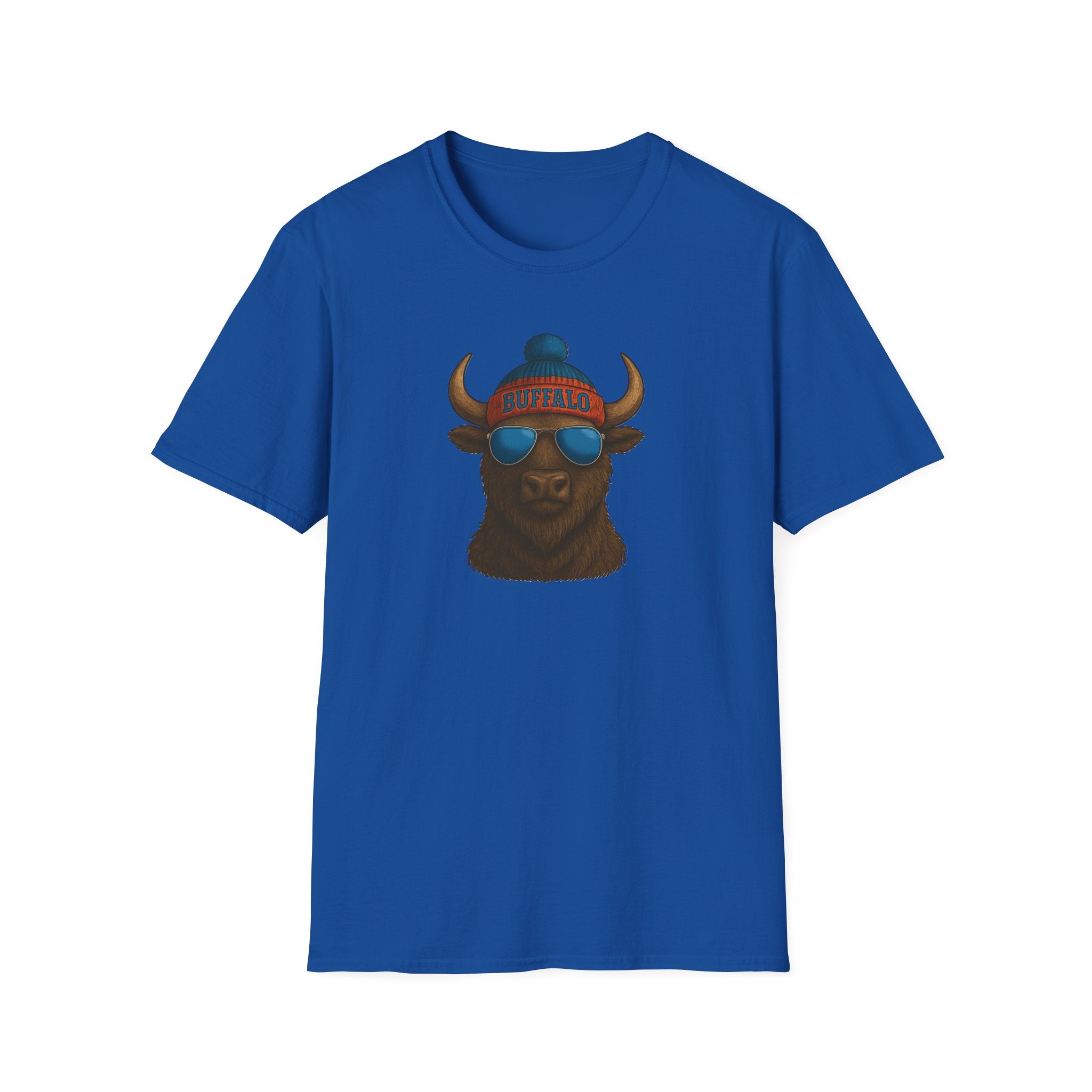 Buffalo with Beanie and Sunglasses T-Shirt